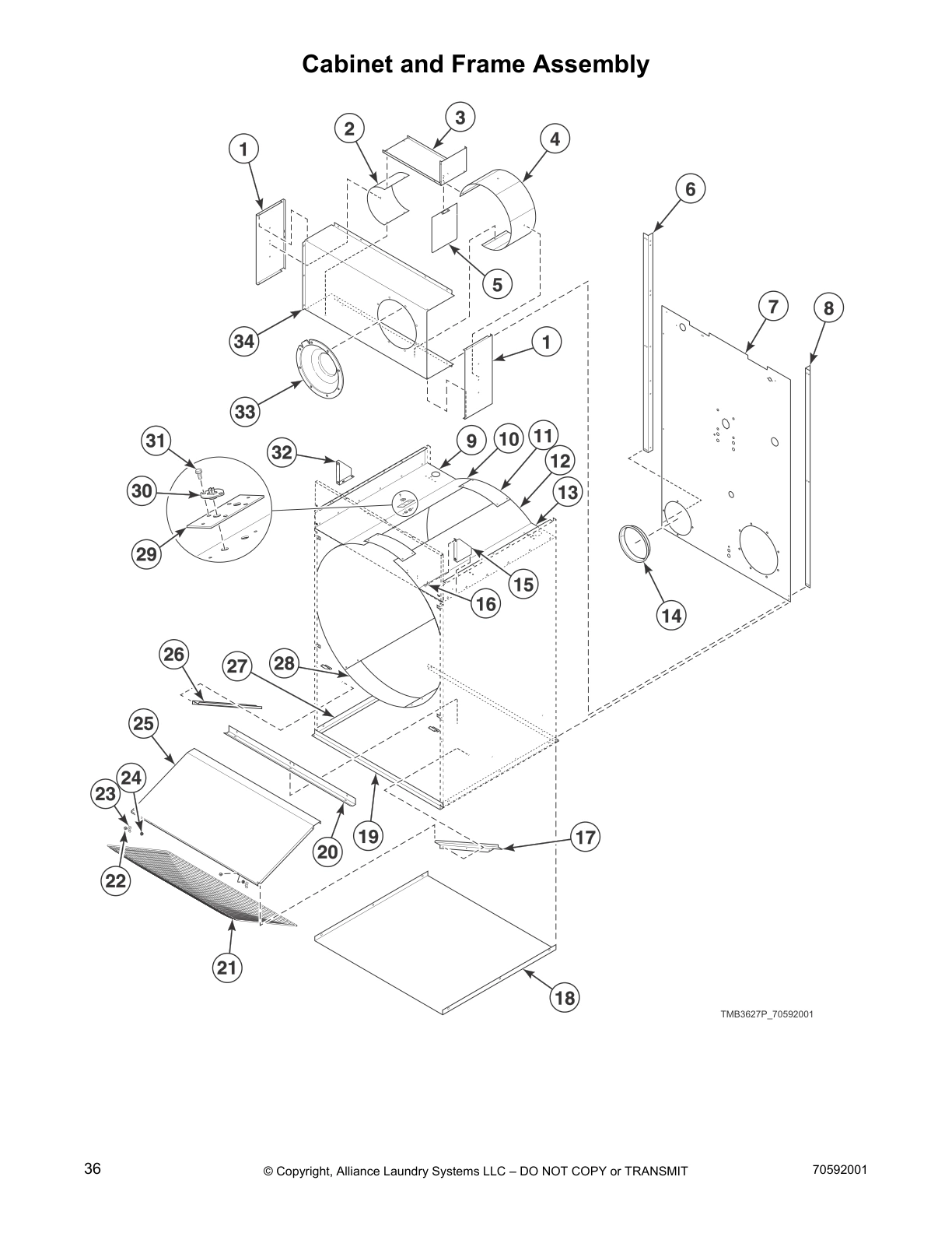Cabinet and Frame Assembly