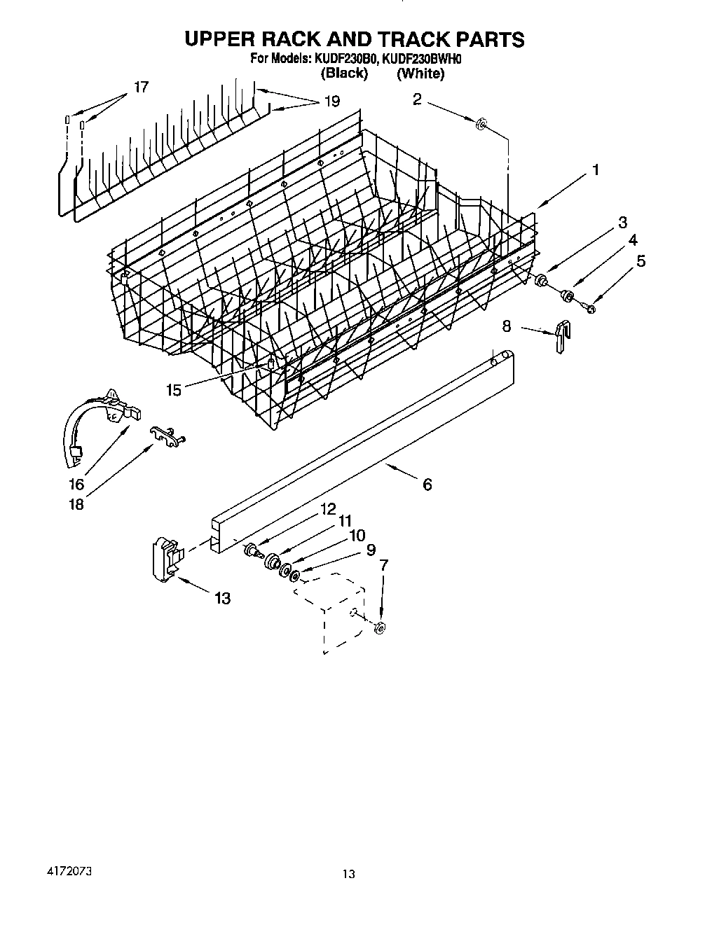 10 - UPPER RACK AND TRACK