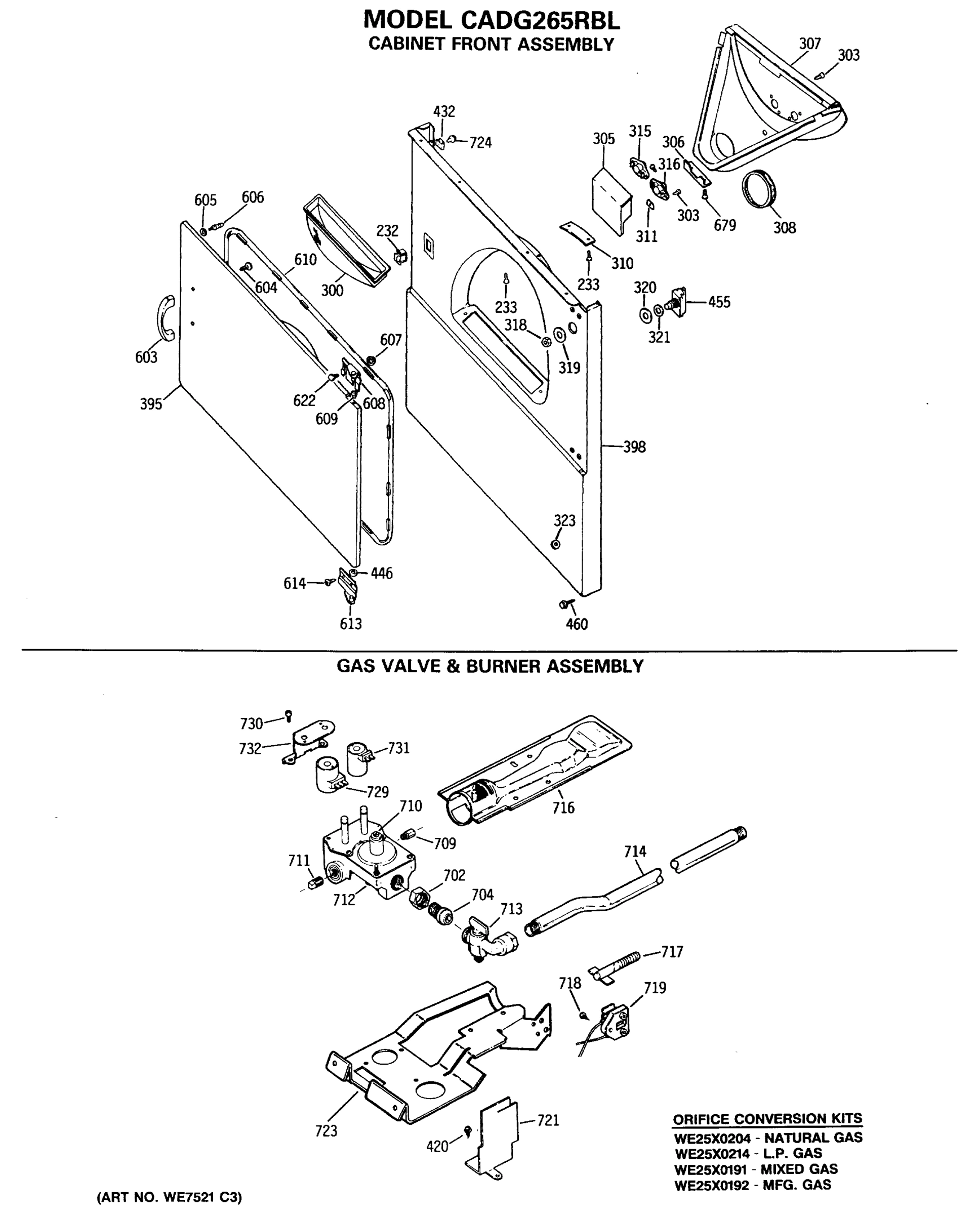 CABINET FRONT ASSEMBLY