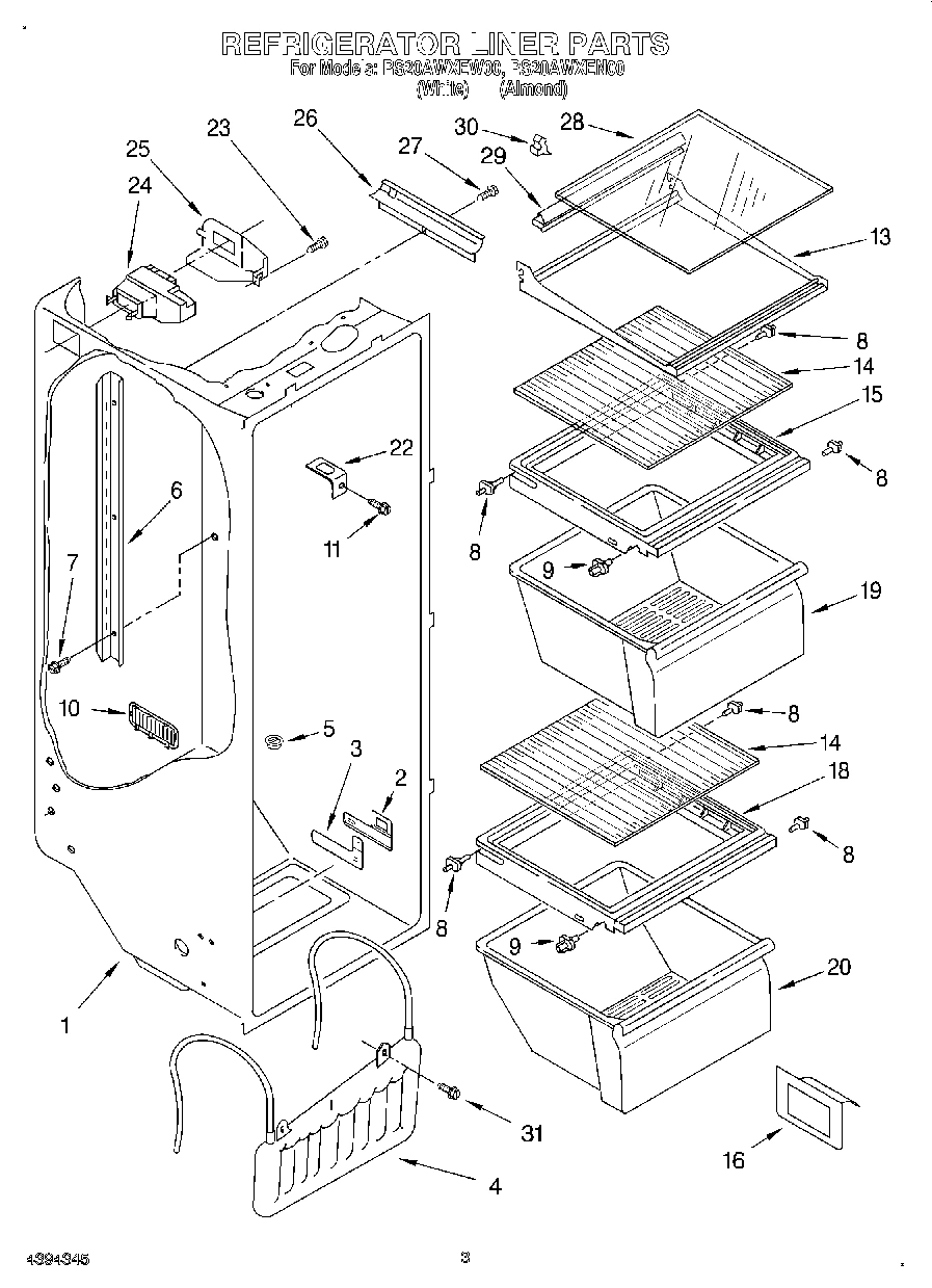 02 - REFRIGERATOR LINER