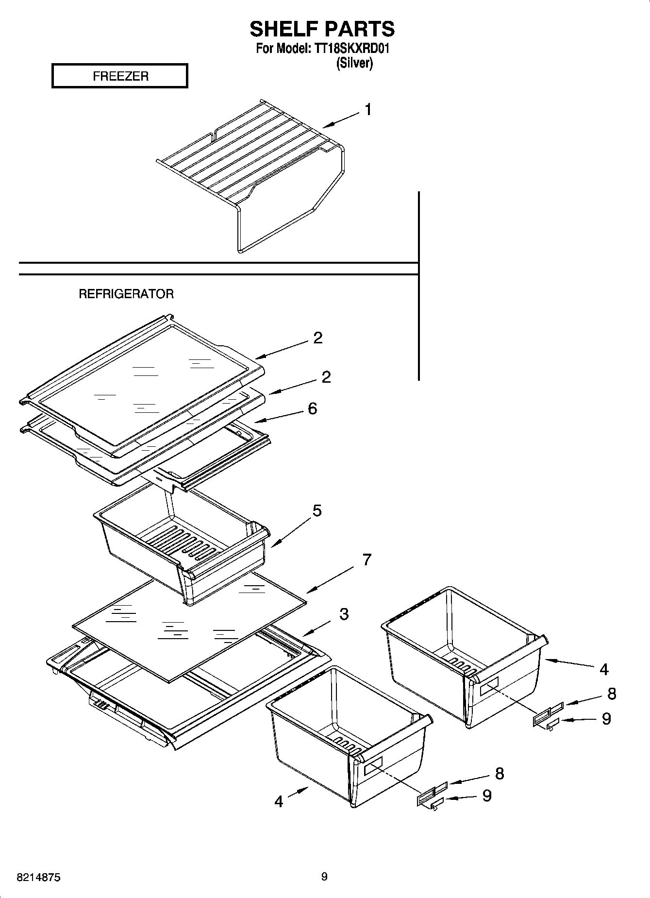 05 - SHELF PARTS, OPTIONAL PARTS