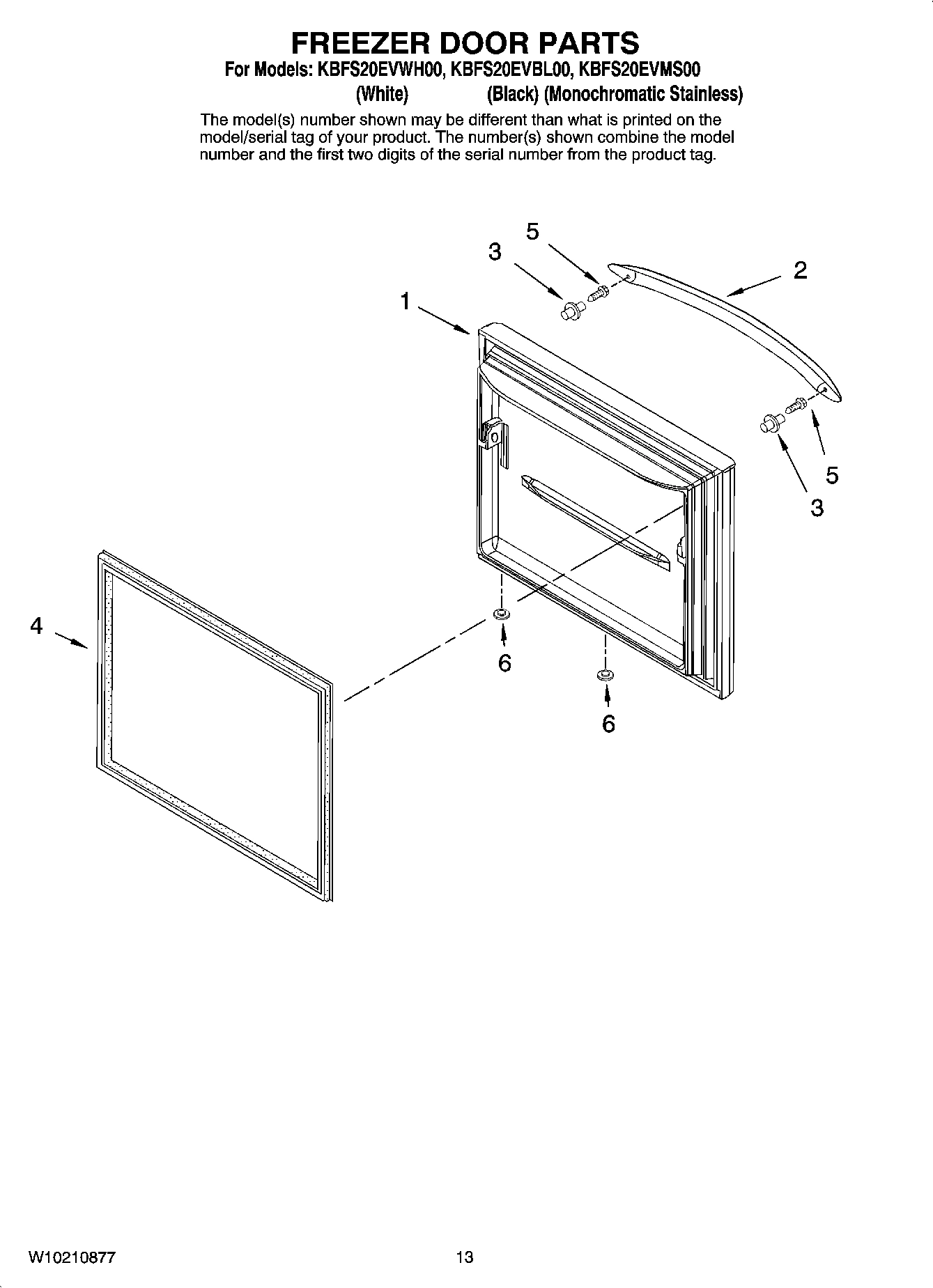 07 - FREEZER DOOR PARTS