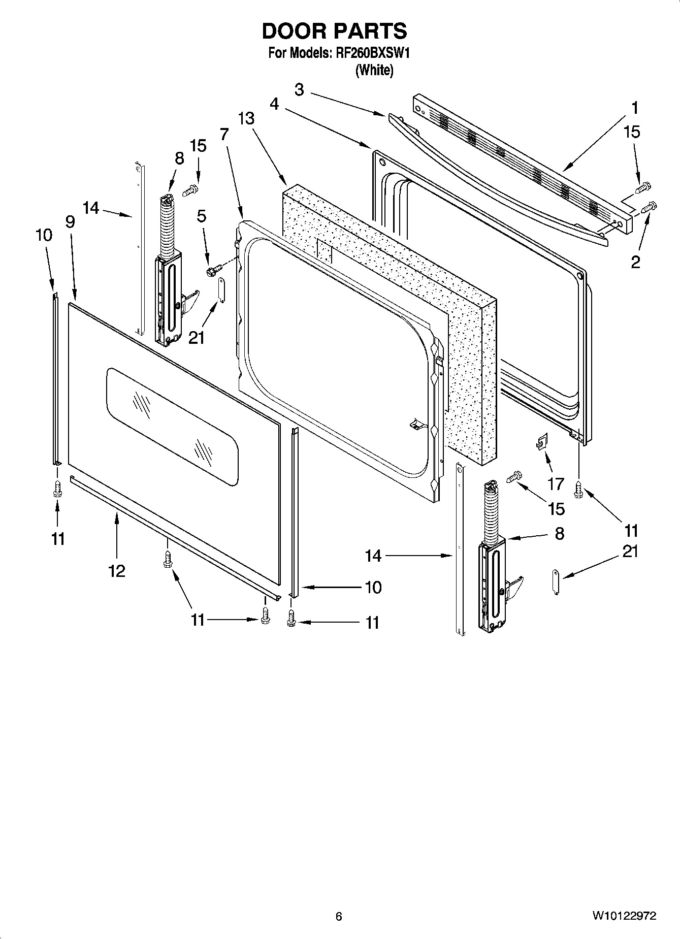 05 - DOOR PARTS, OPTIONAL PARTS (NOT INCLUDED)