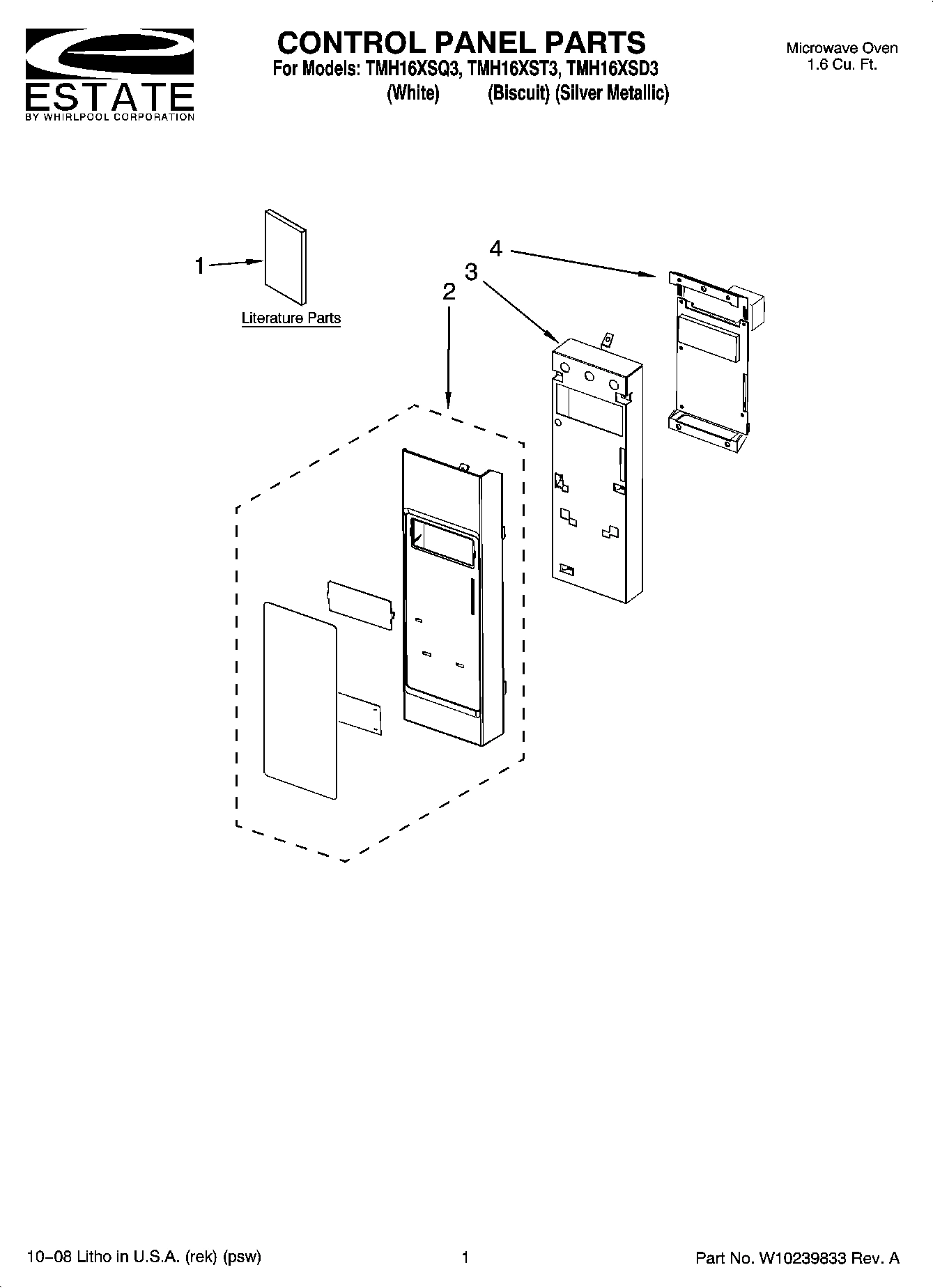 01 - CONTROL PANEL PARTS