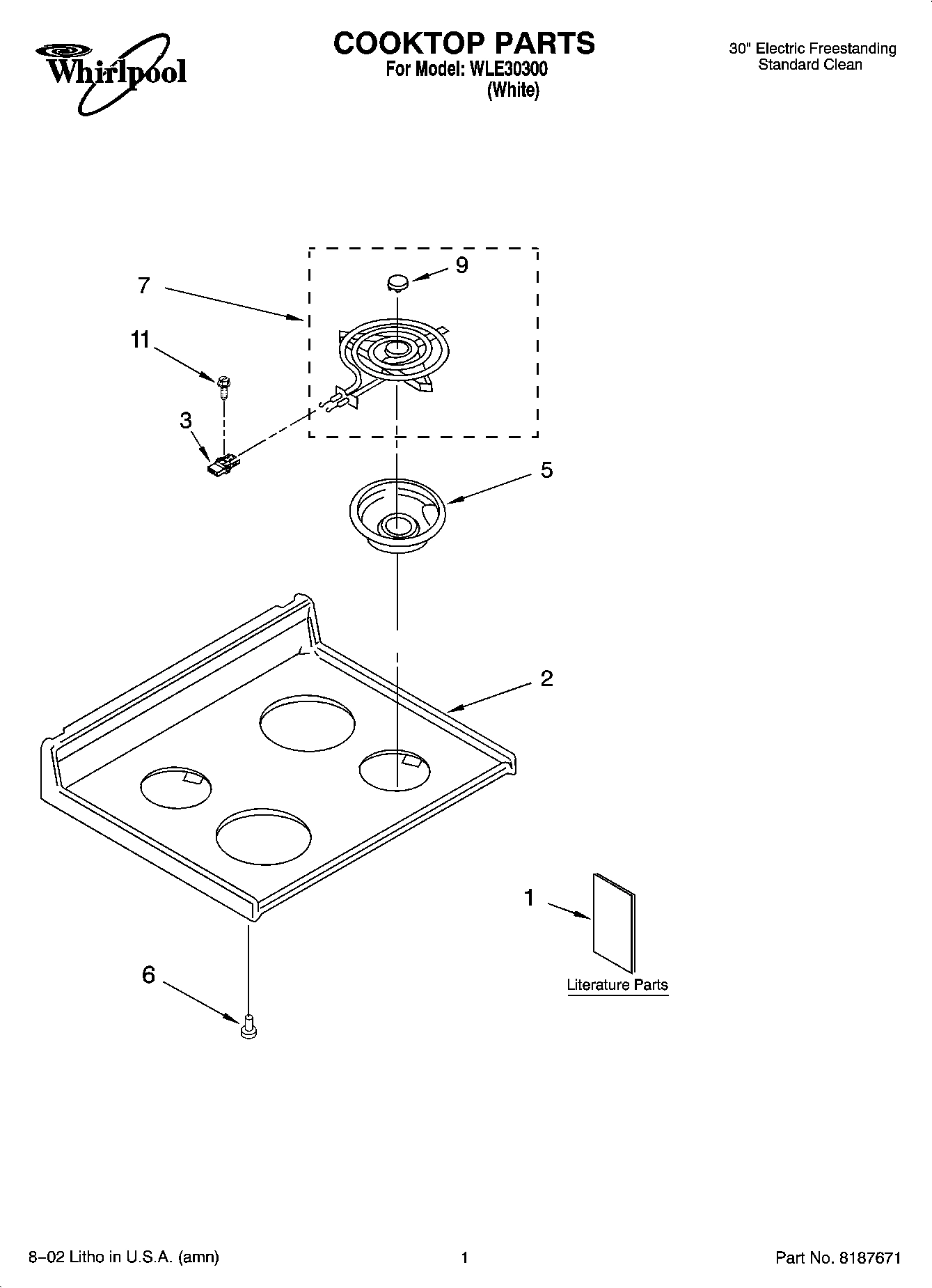 01 - COOKTOP PARTS