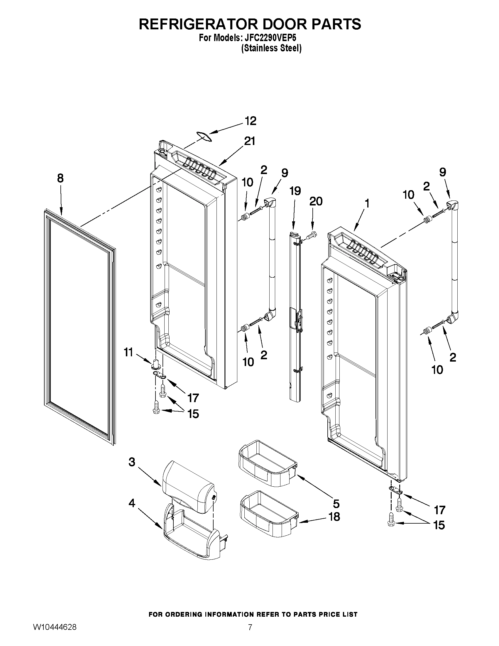 04 - REFRIGERATOR DOOR PARTS