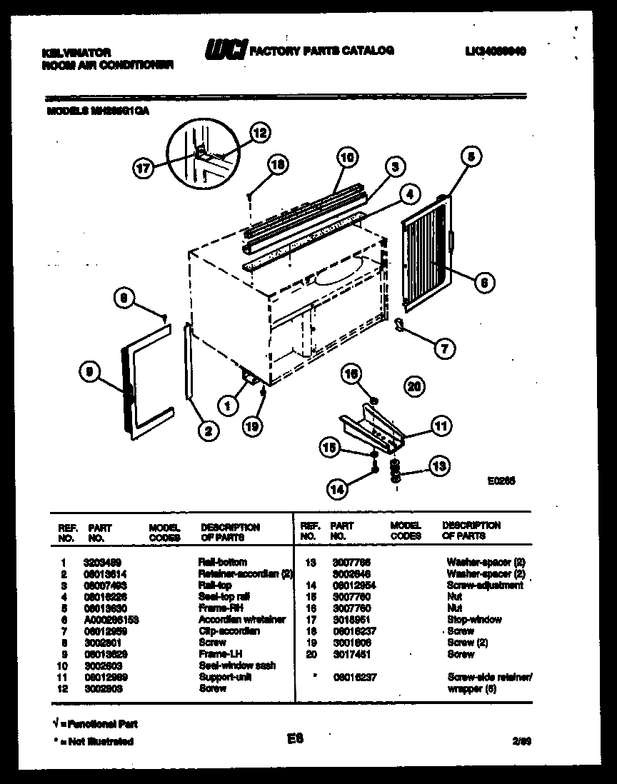 06 - CABINET AND INSTALLATION PARTS