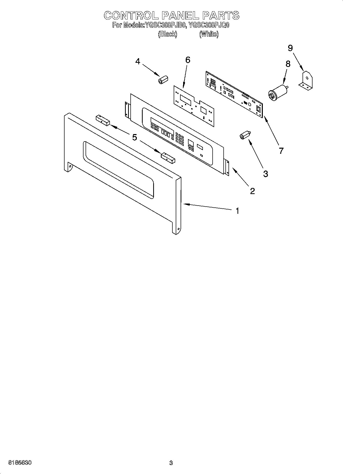 02 - CONTROL PANEL PARTS