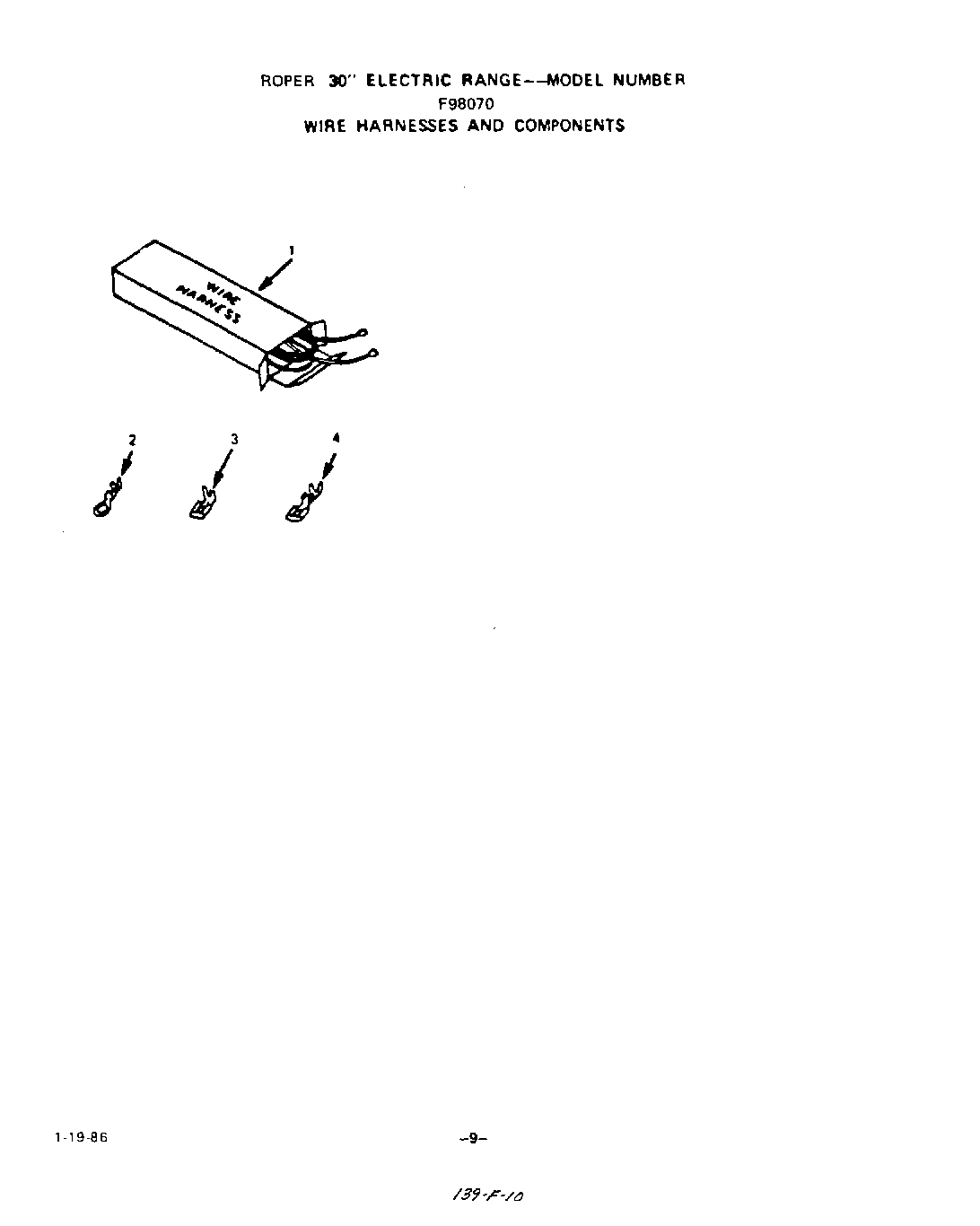 07 - WIRE HARNESS AND COMPONENTS