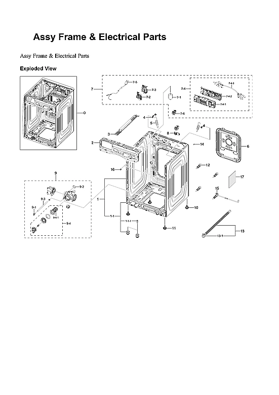 Frame & Electrical Parts Assembly