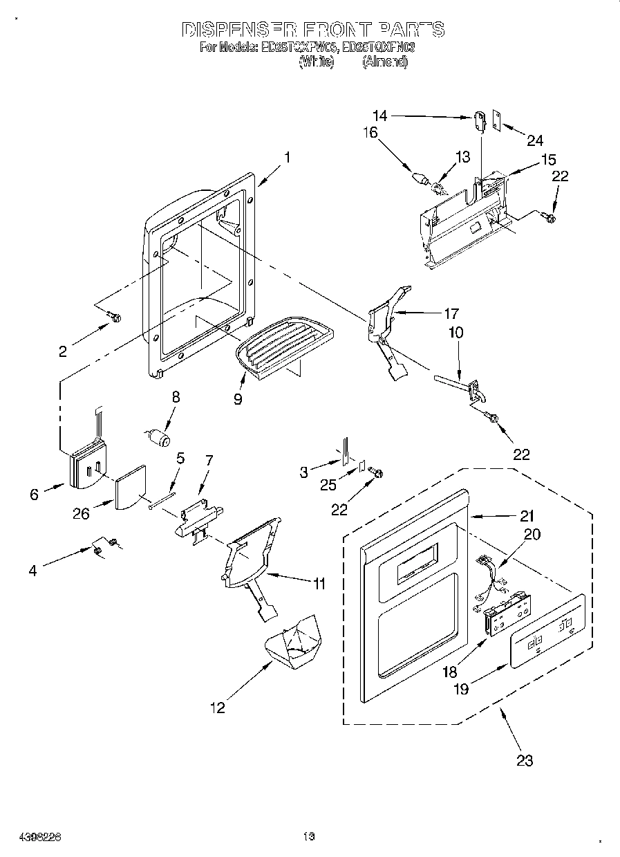 08 - DISPENSER FRONT