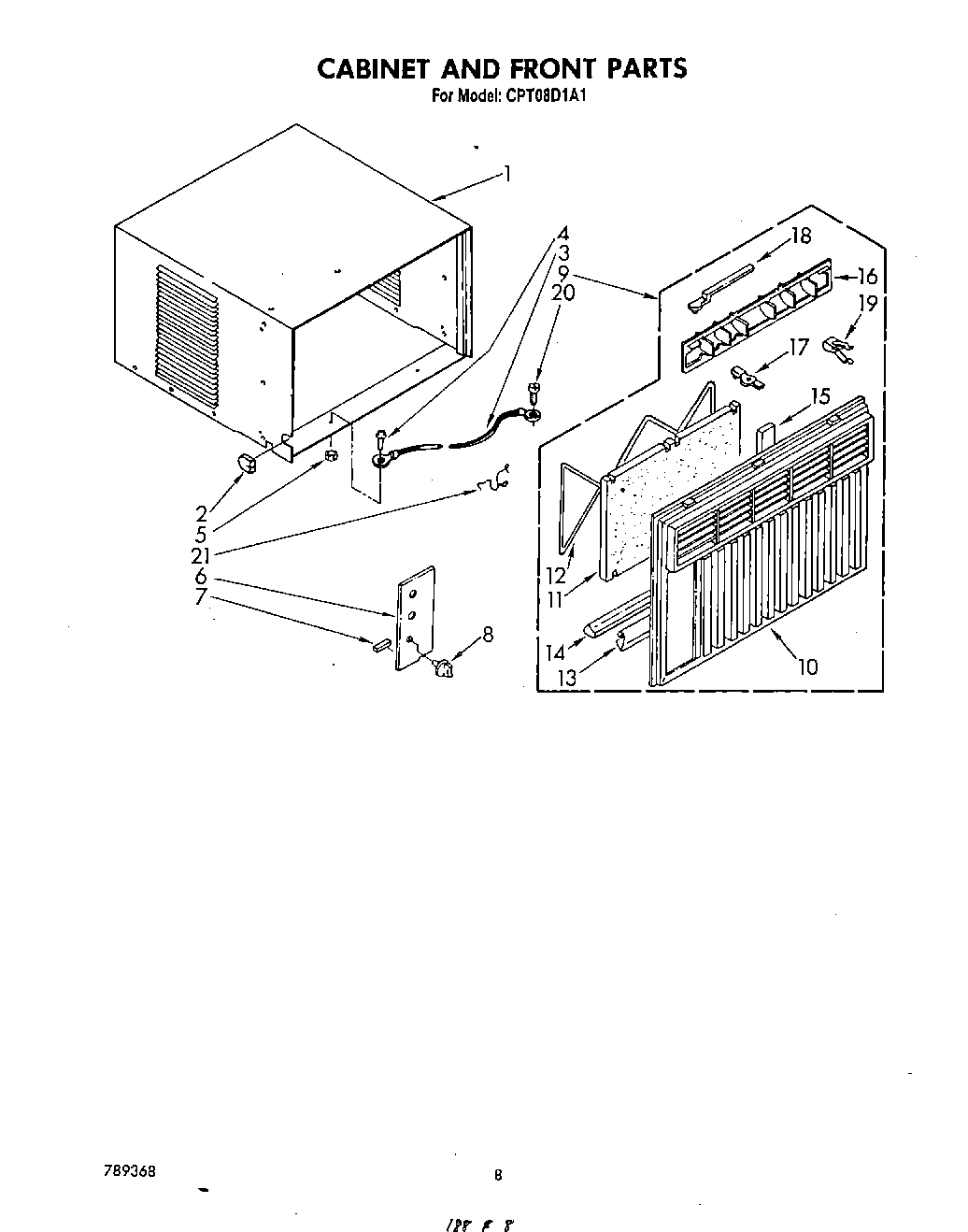 05 - CABINET AND FRONT