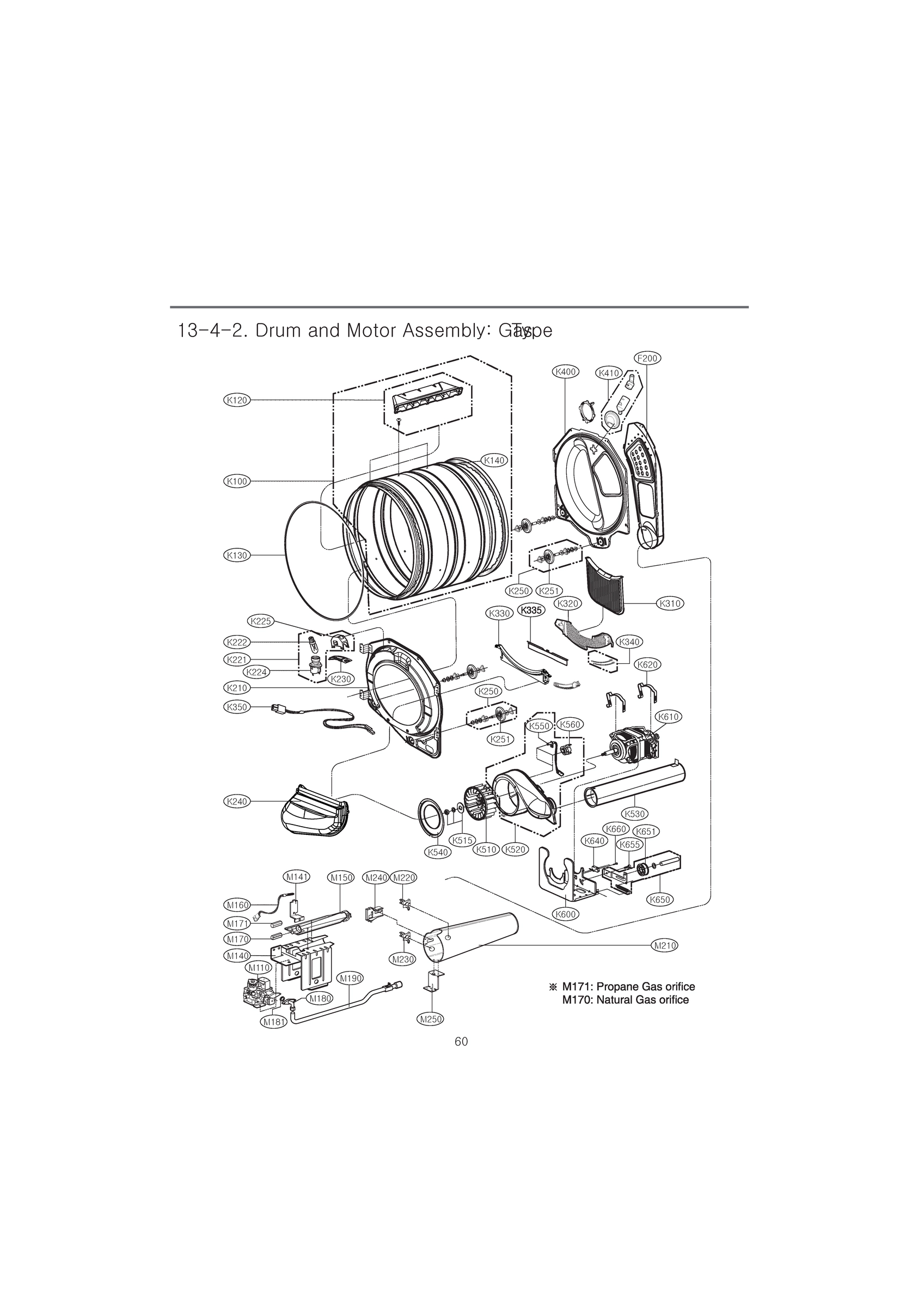 DRUM AND MOTOR ASSEMBLY