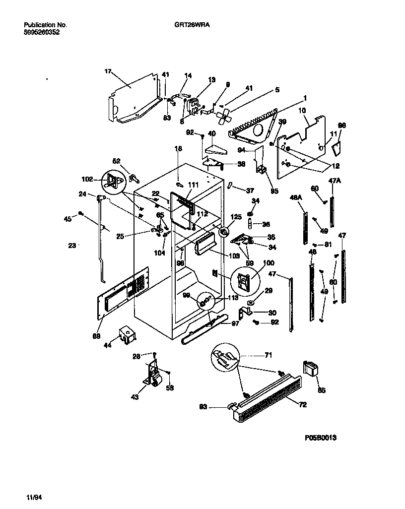 03 - CABINET W/FAN ASSEMBLY