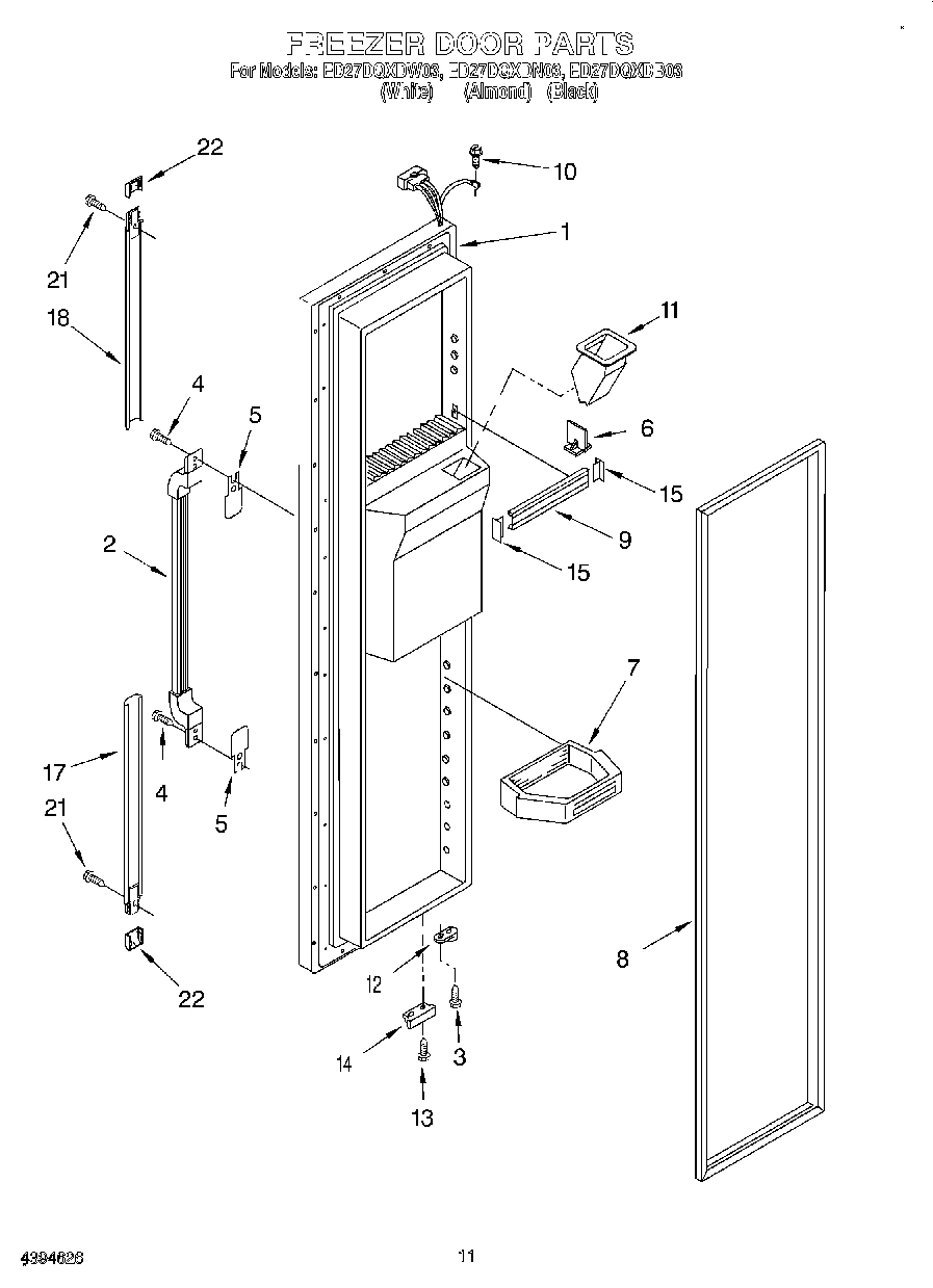 07 - FREEZER DOOR