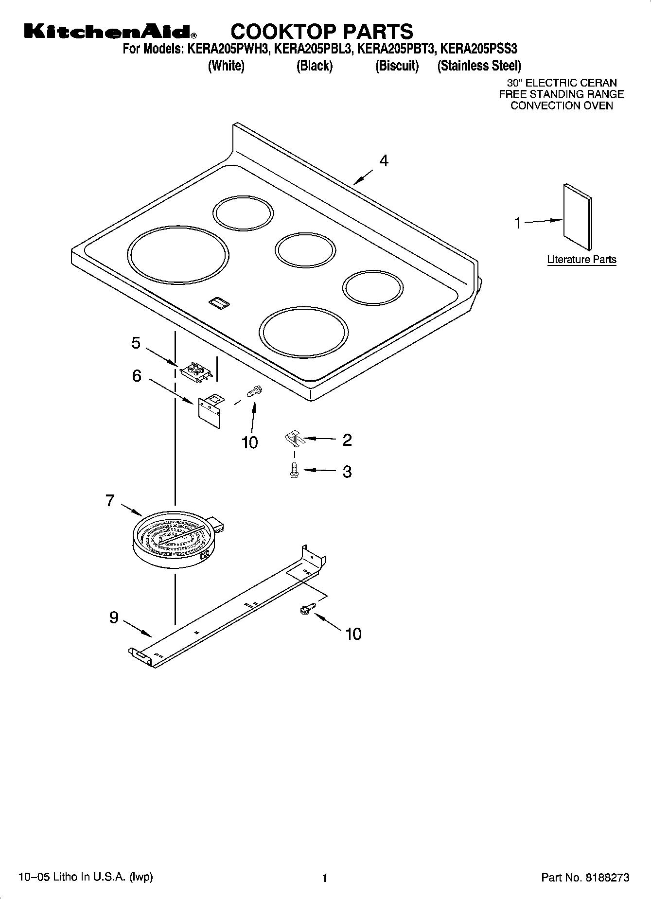 01 - COOKTOP PARTS