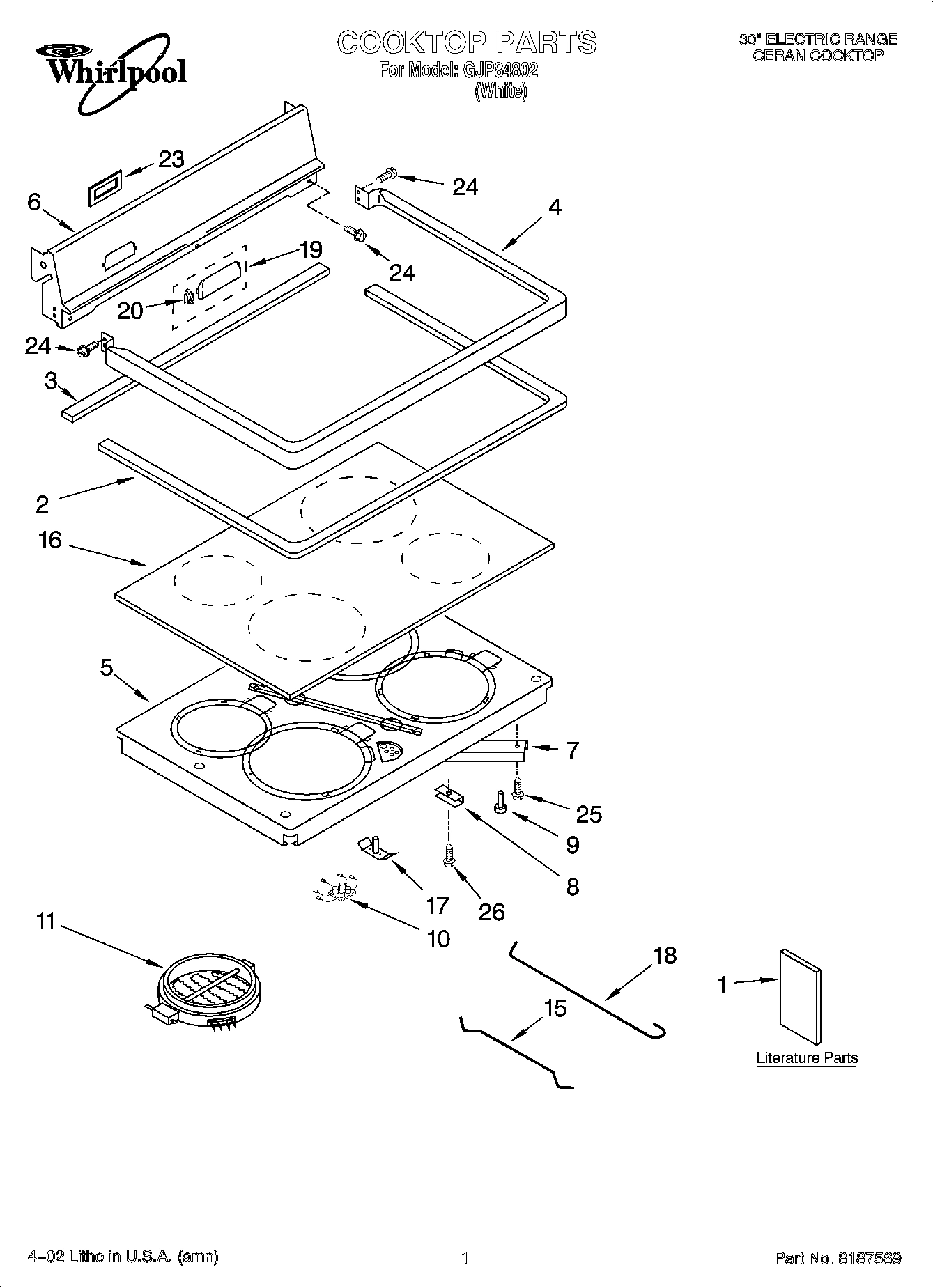 01 - COOKTOP PARTS