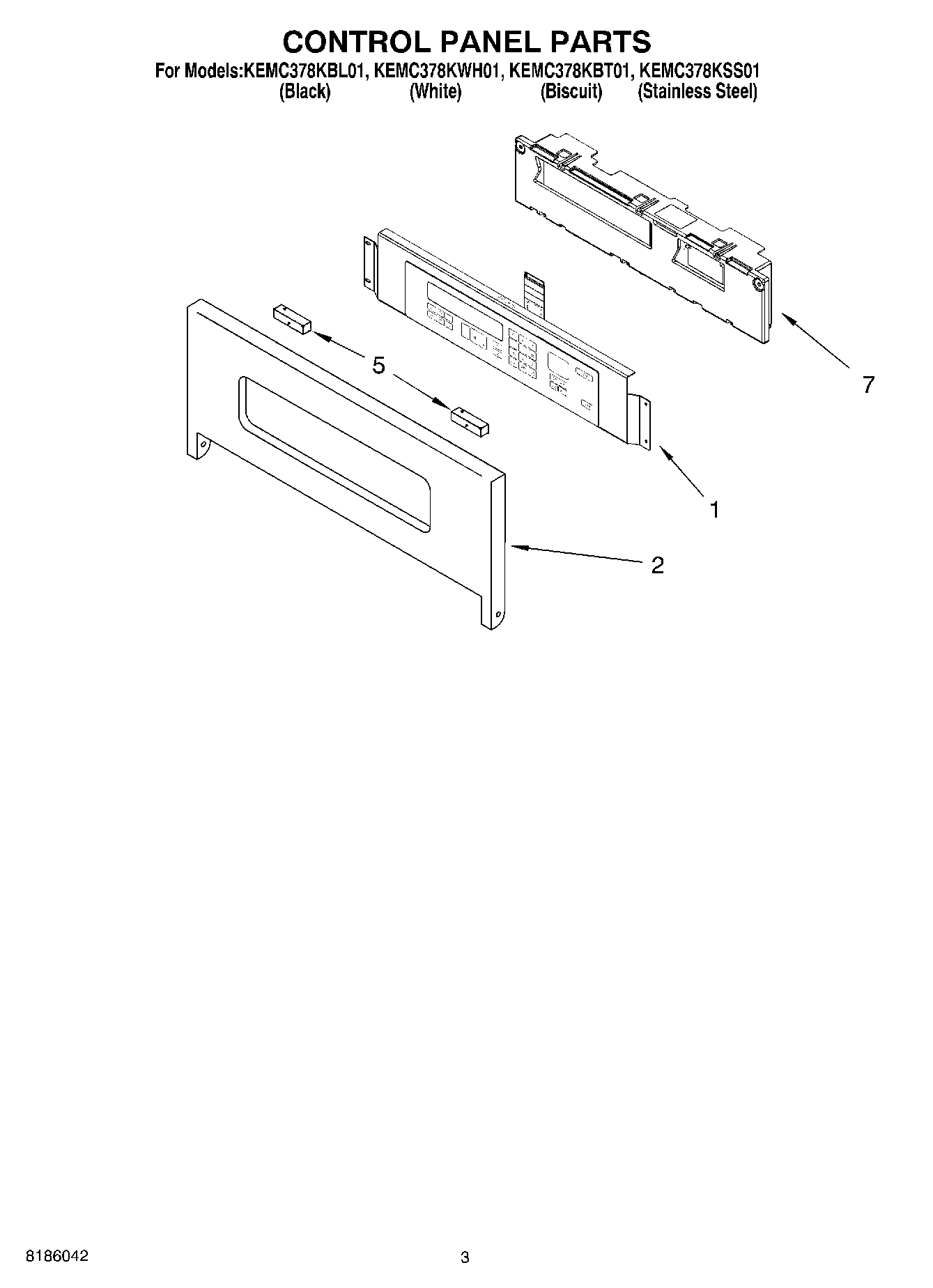 02 - CONTROL PANEL PARTS