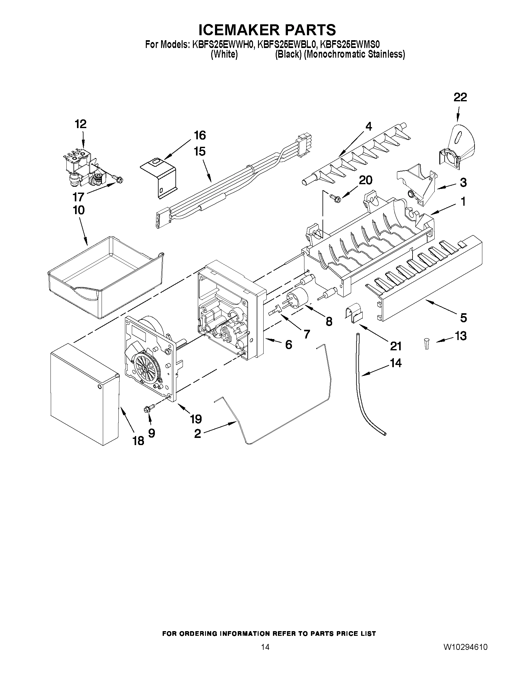 08 - ICEMAKER PARTS