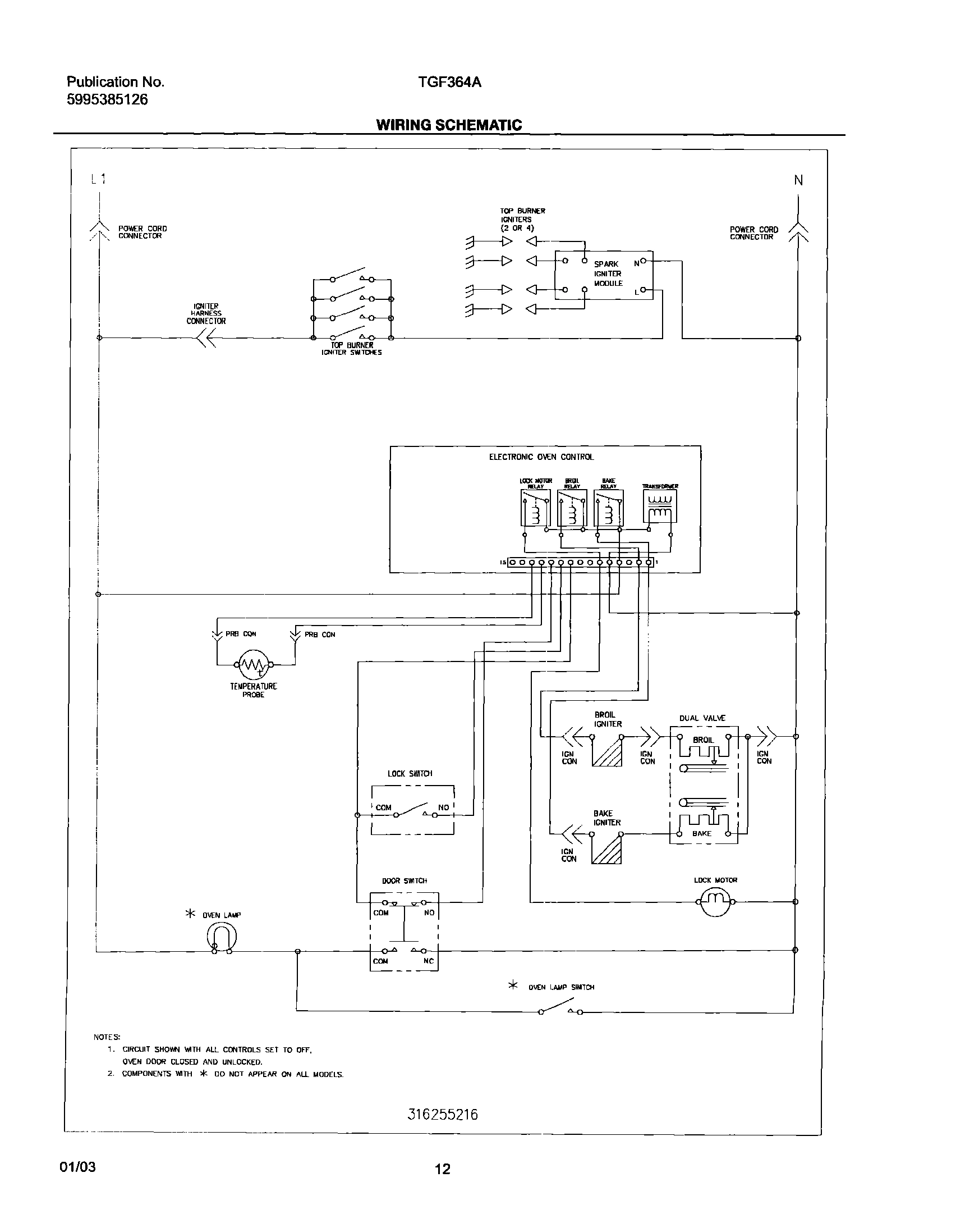 12 - WIRING SCHEMATIC