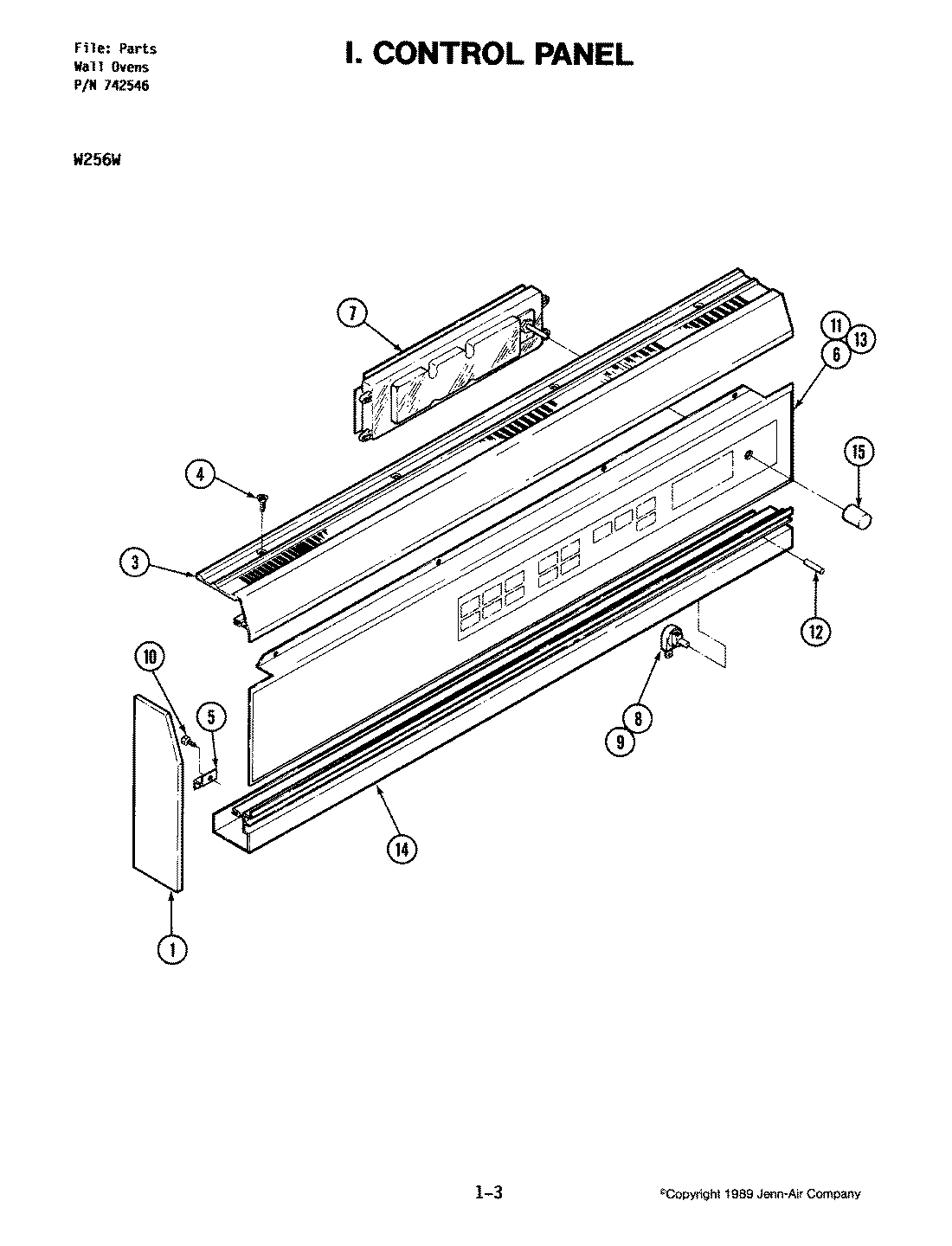 04 - CONTROL PANEL (W256W)