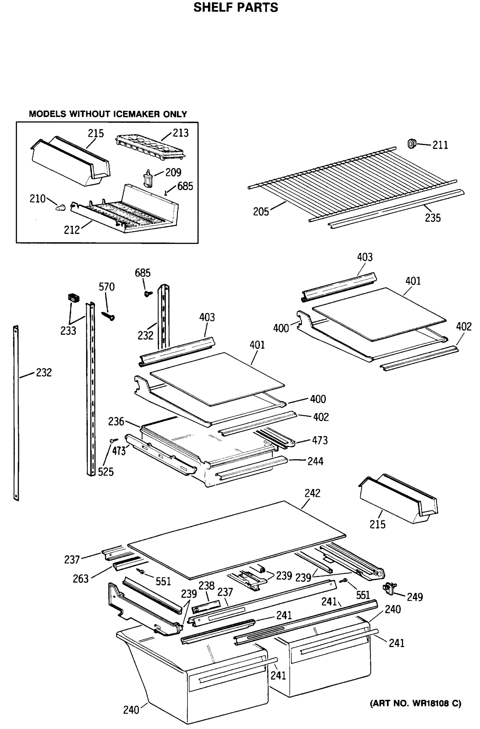 SHELF PARTS