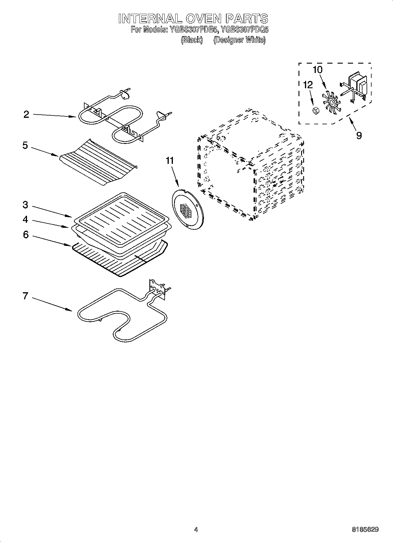 03 - INTERNAL OVEN PARTS