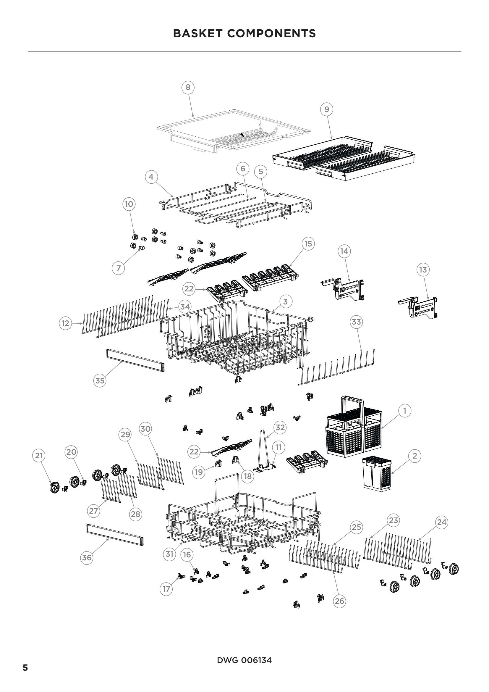 BASKET COMPONENTS