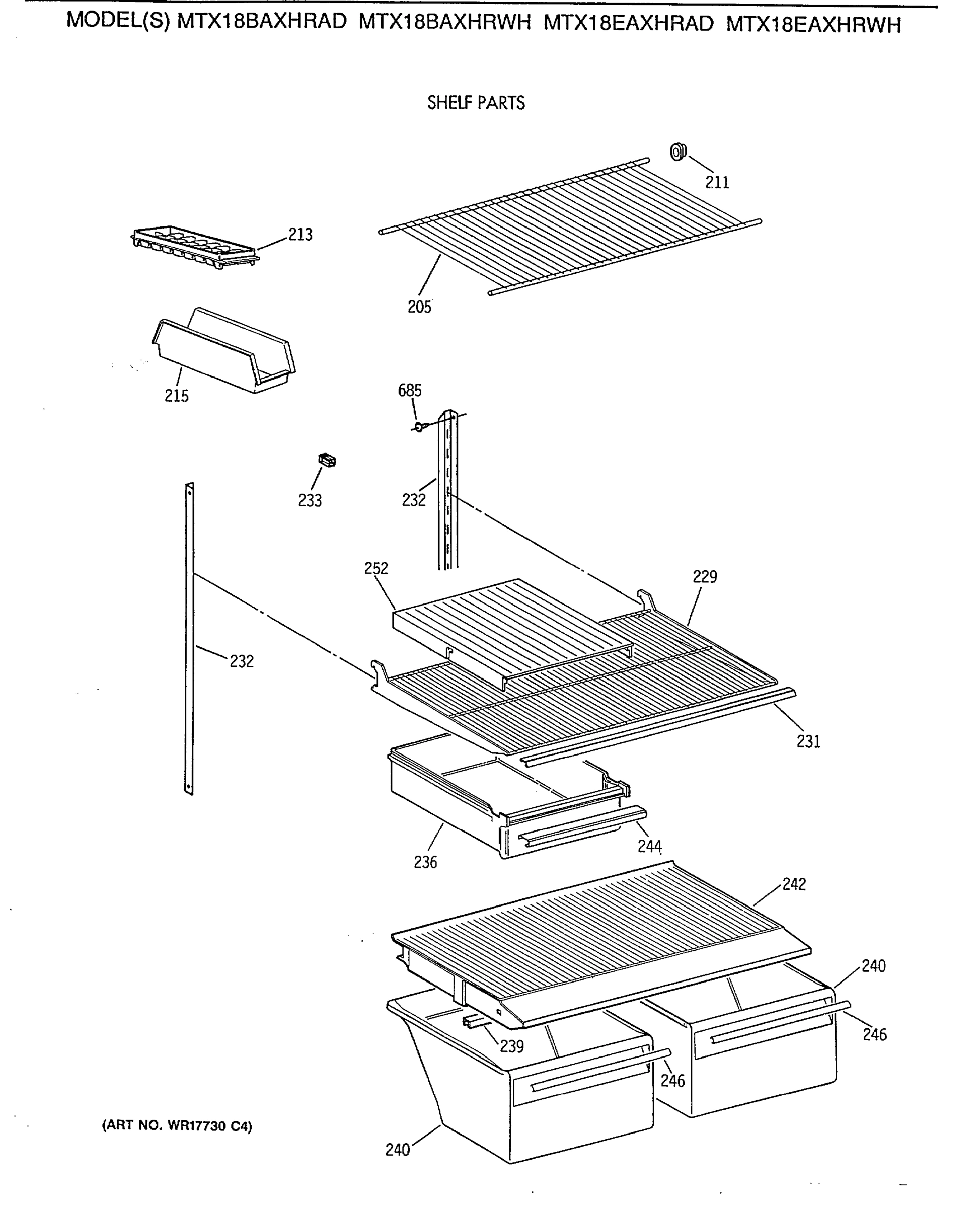 SHELF PARTS