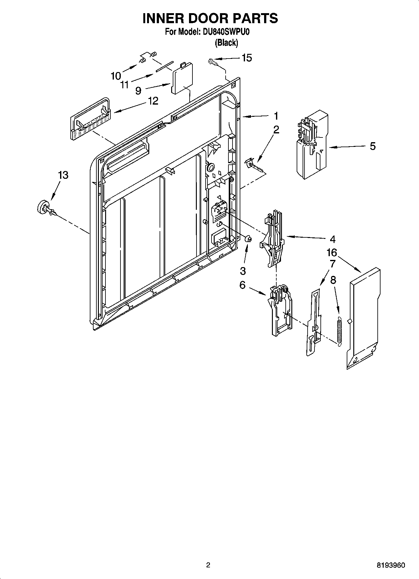 02 - INNER DOOR PARTS