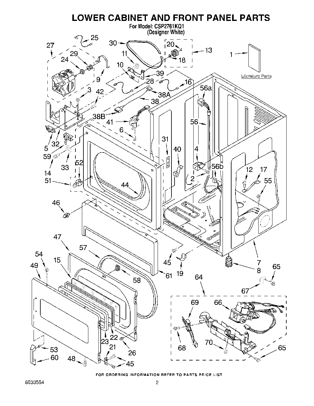 02 - LOWER CABINET AND FRONT PANEL, LITE