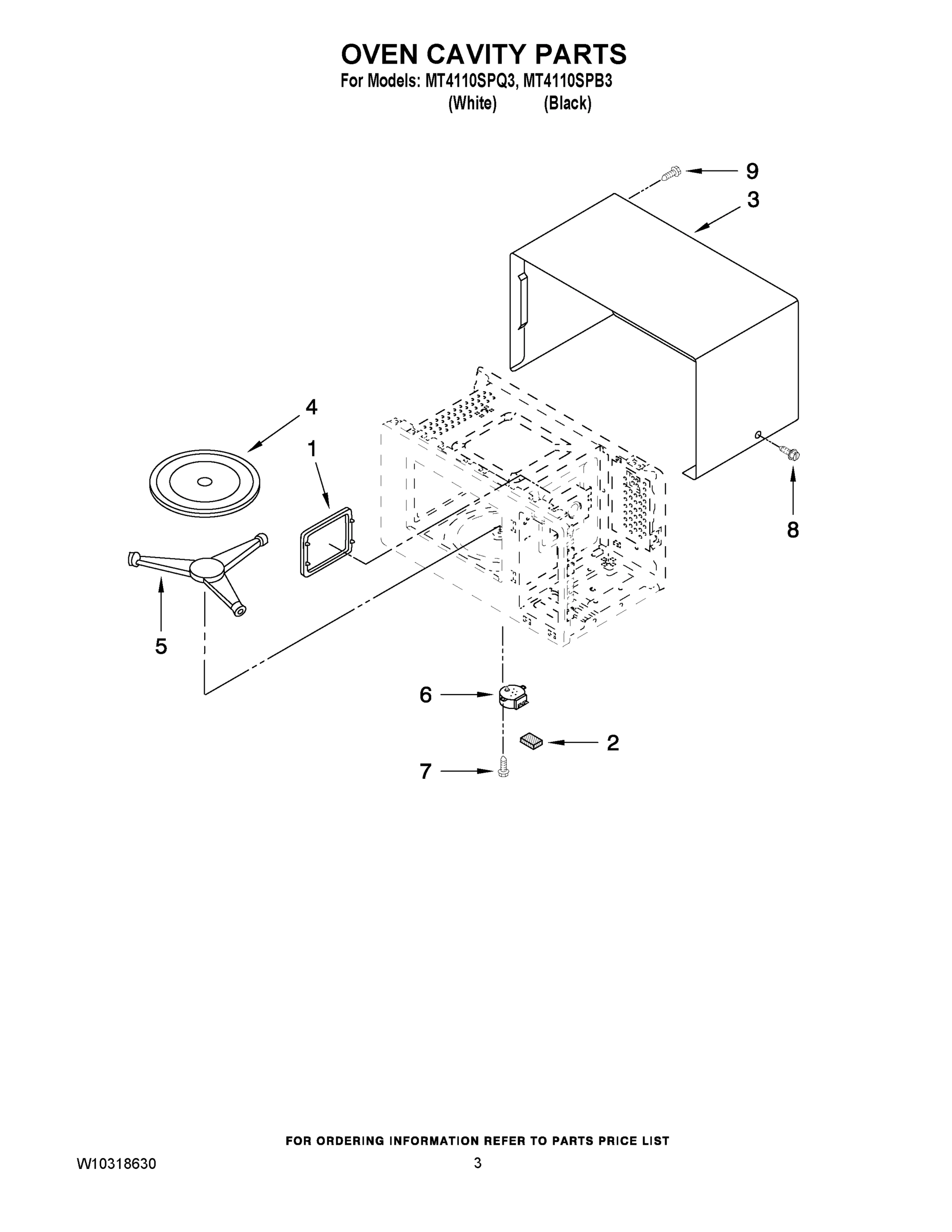 03 - OVEN CAVITY PARTS