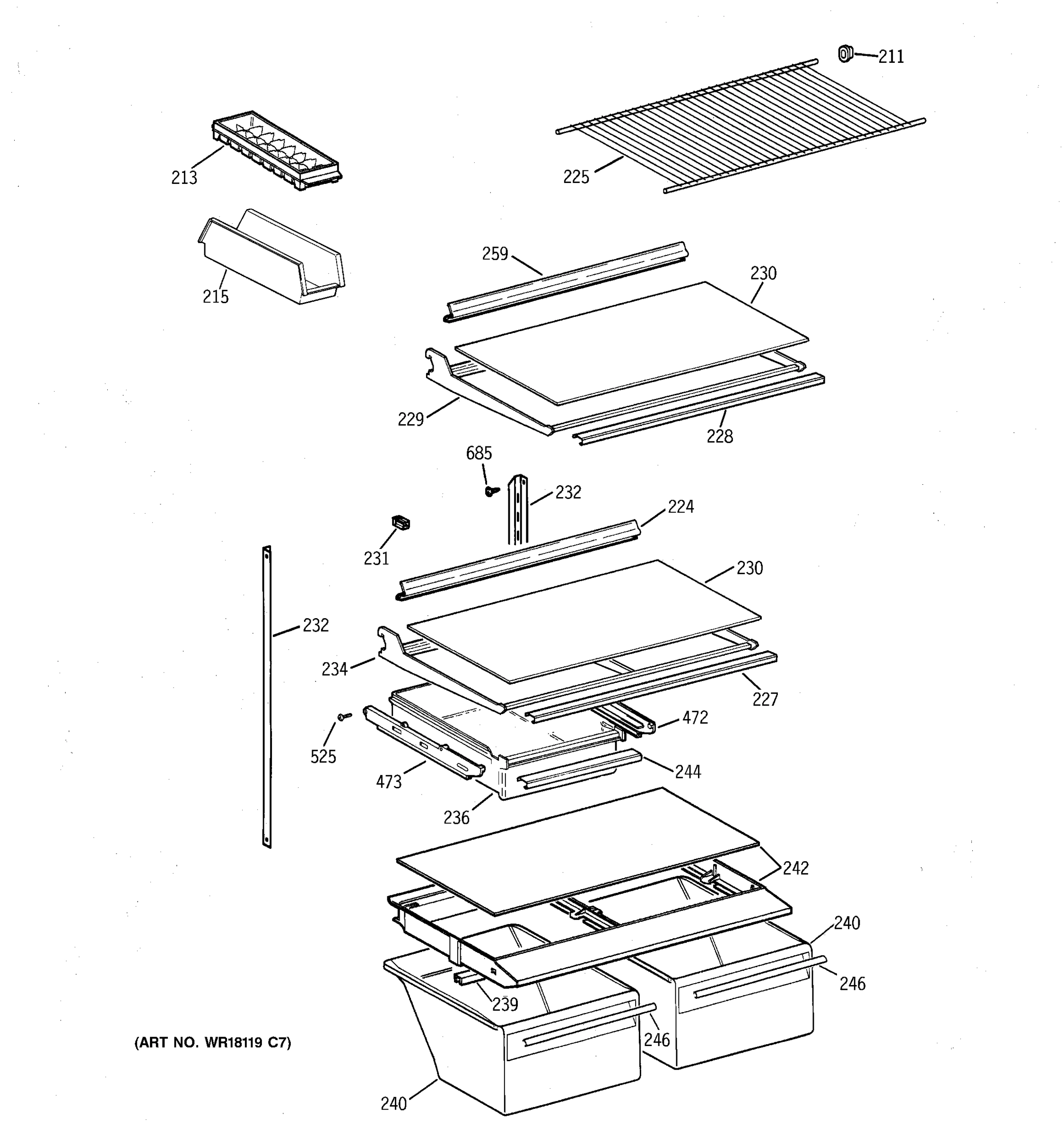 SHELF PARTS