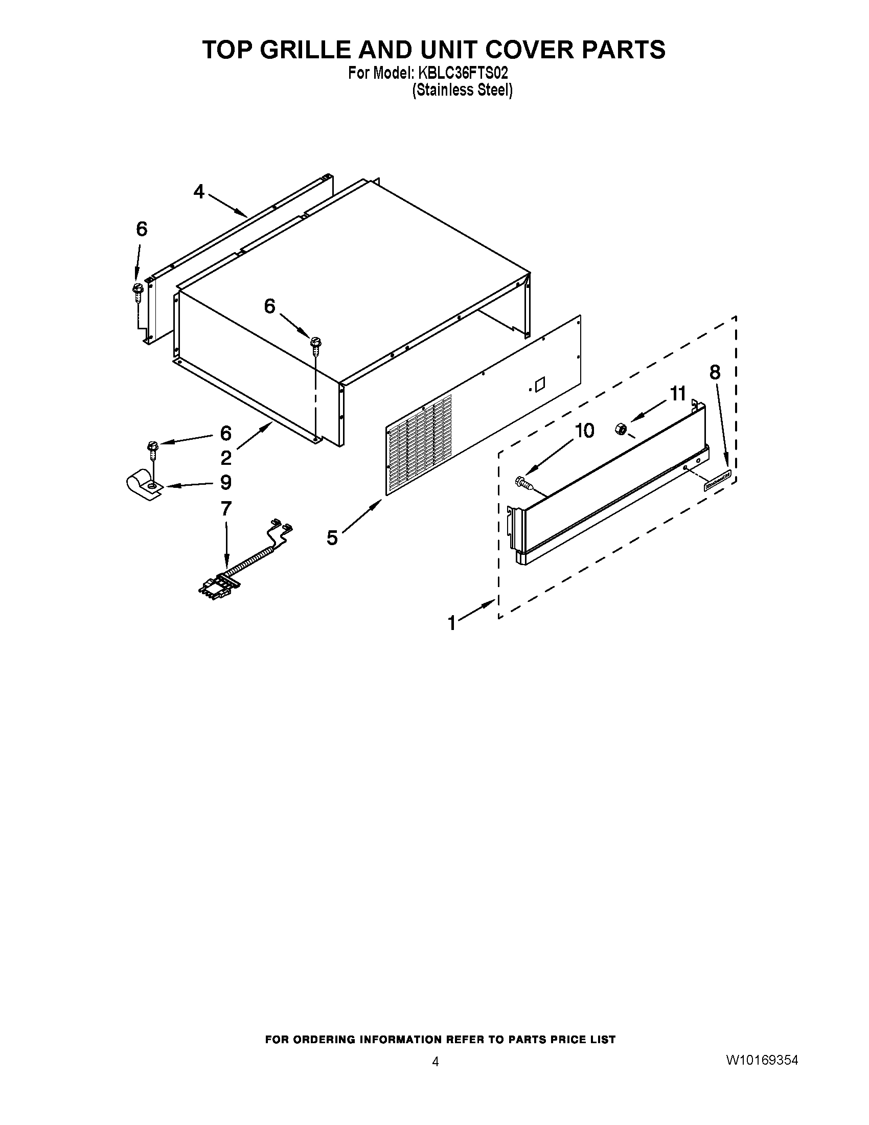 03 - TOP GRILLE AND UNIT COVER PARTS
