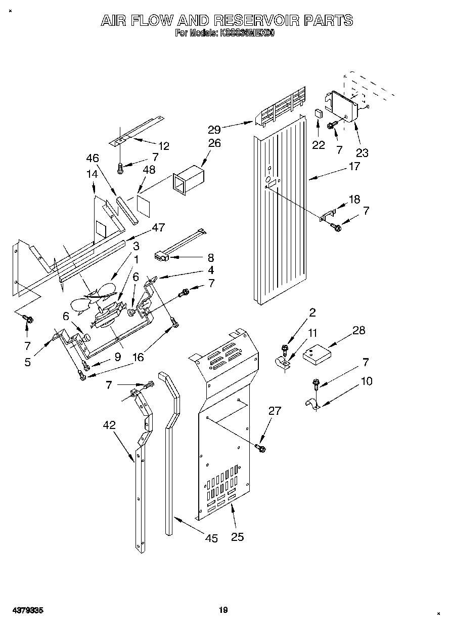 13 - AIR FLOW AND RESERVOIR