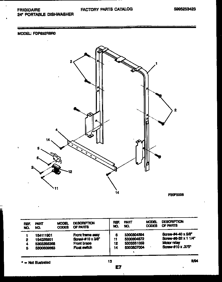 09 - MOTOR AND FRONT FRAME ASSEMBLY