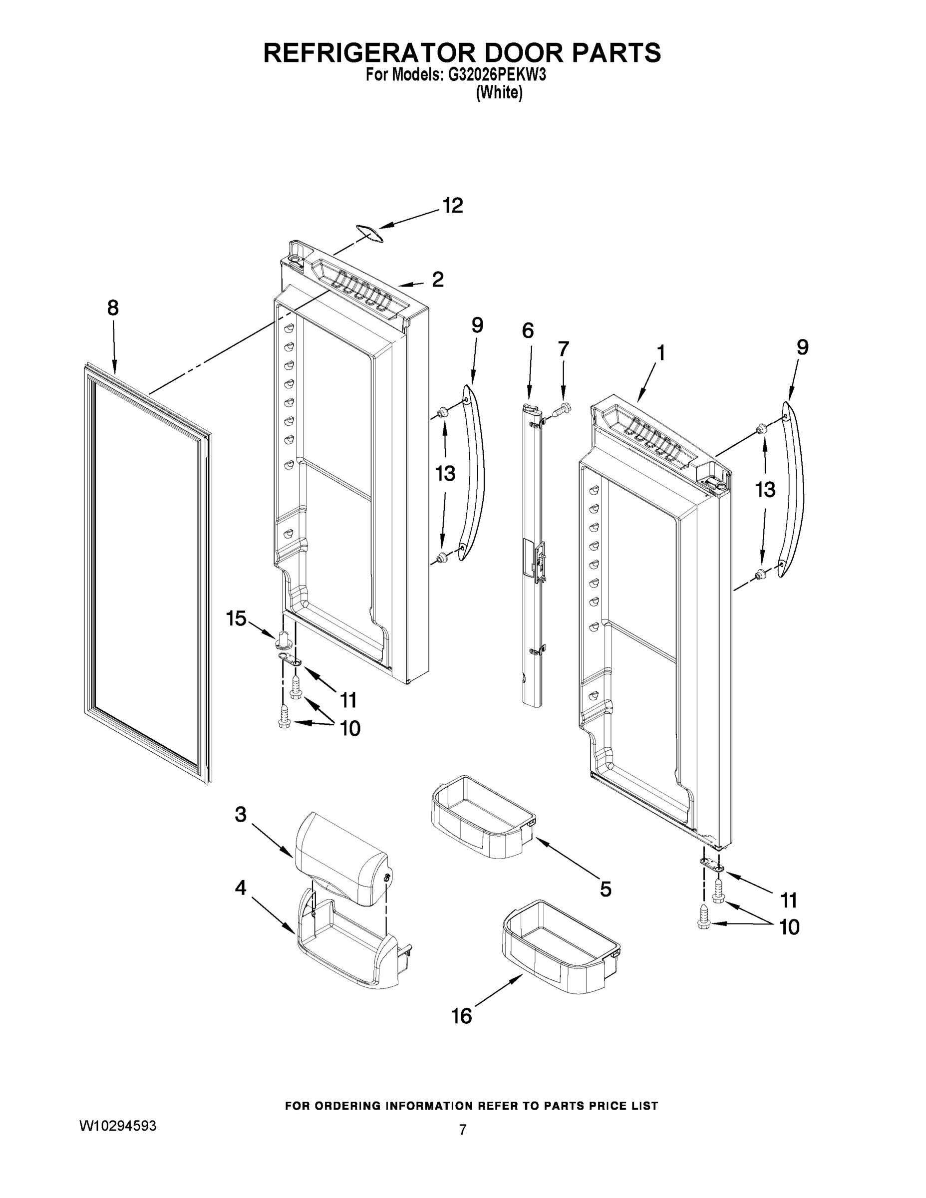 04 - REFRIGERATOR DOOR PARTS