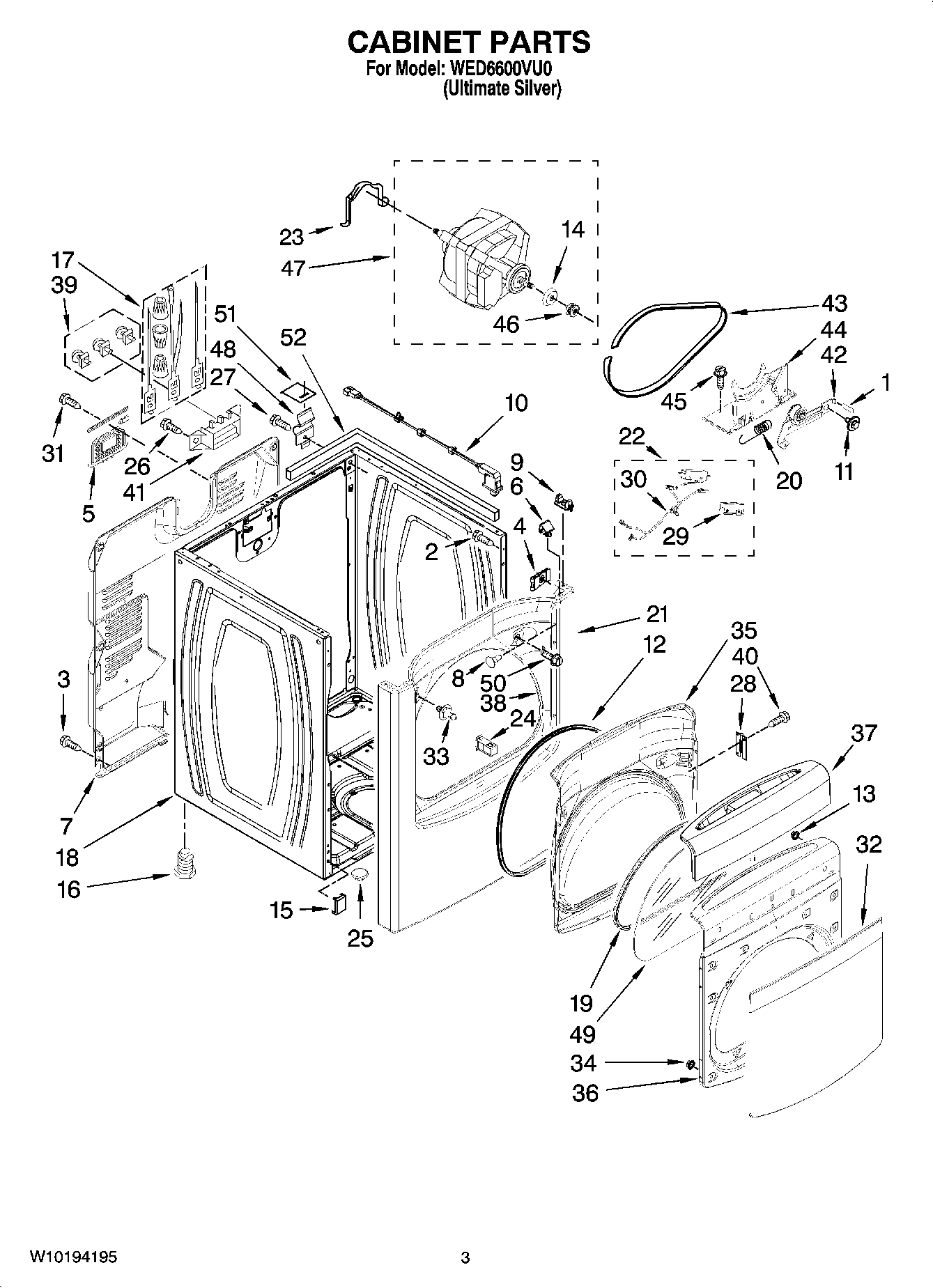 02 - CABINET PARTS