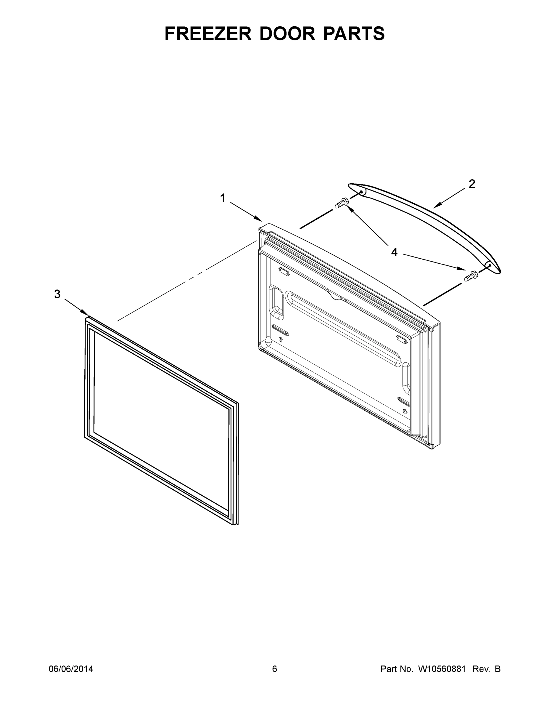 04 - FREEZER DOOR PARTS