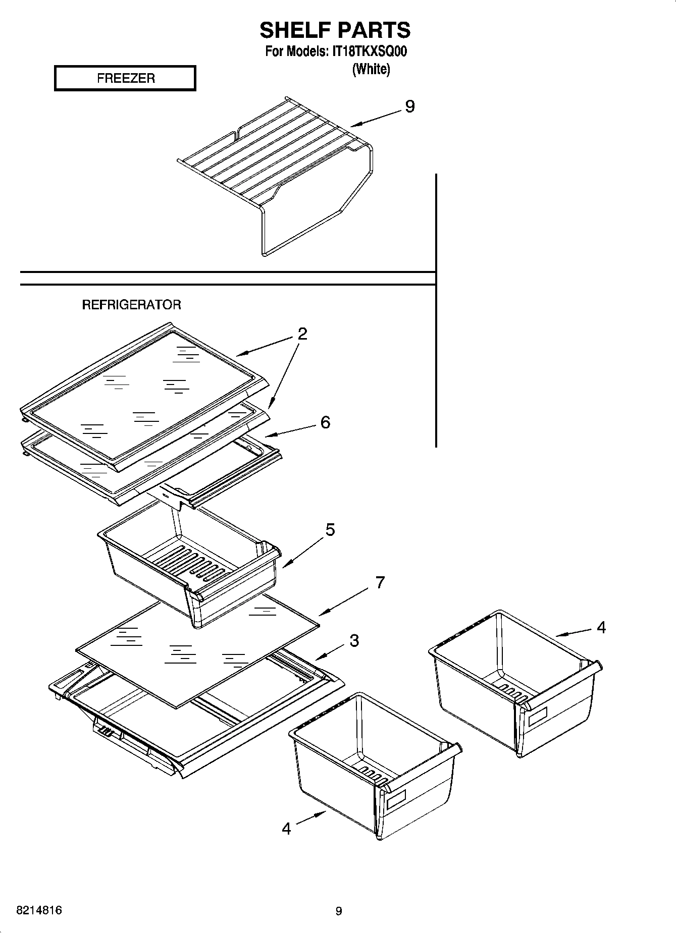 05 - SHELF PARTS, OPTIONAL PARTS