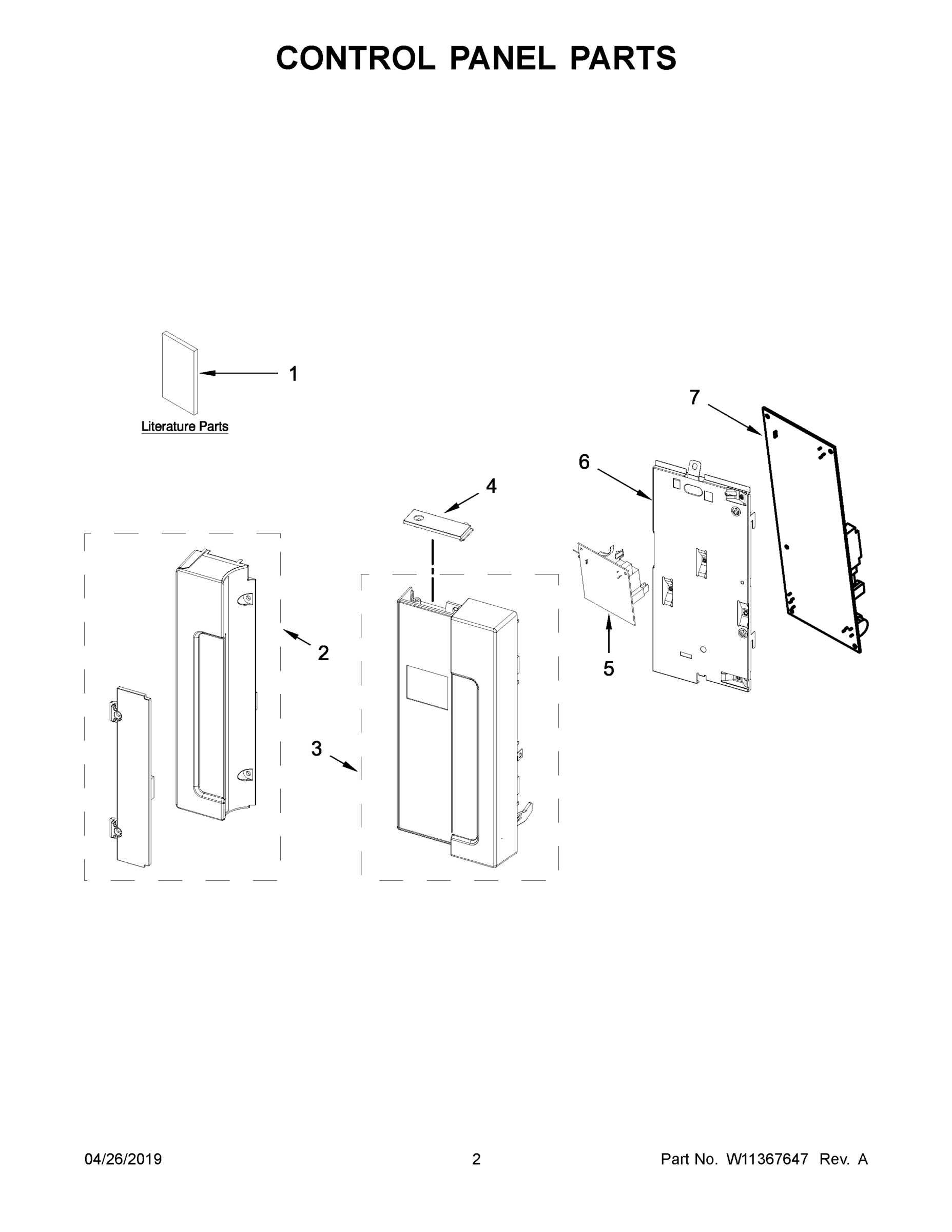 02 - CONTROL PANEL PARTS