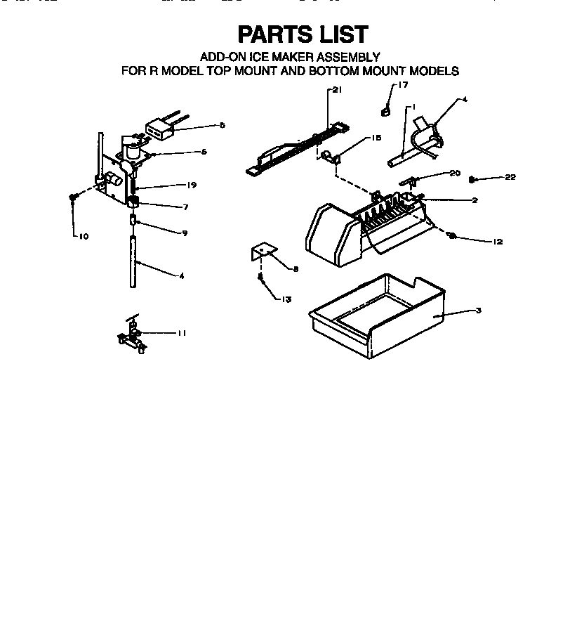 02 - ADD-ON ICE MAKER ASSY