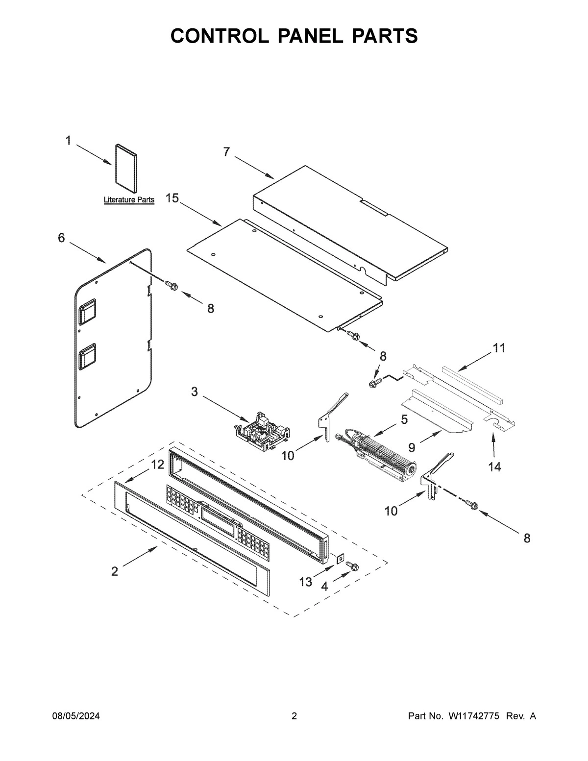 02 - CONTROL PANEL PARTS