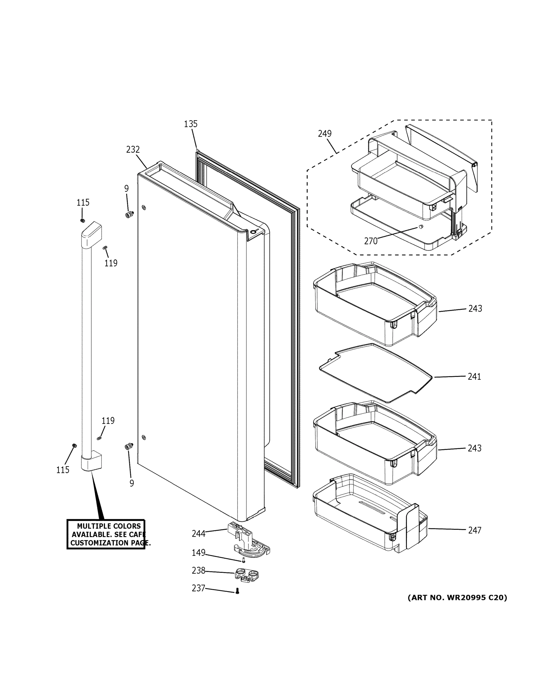 FRESH FOOD DOOR - RH