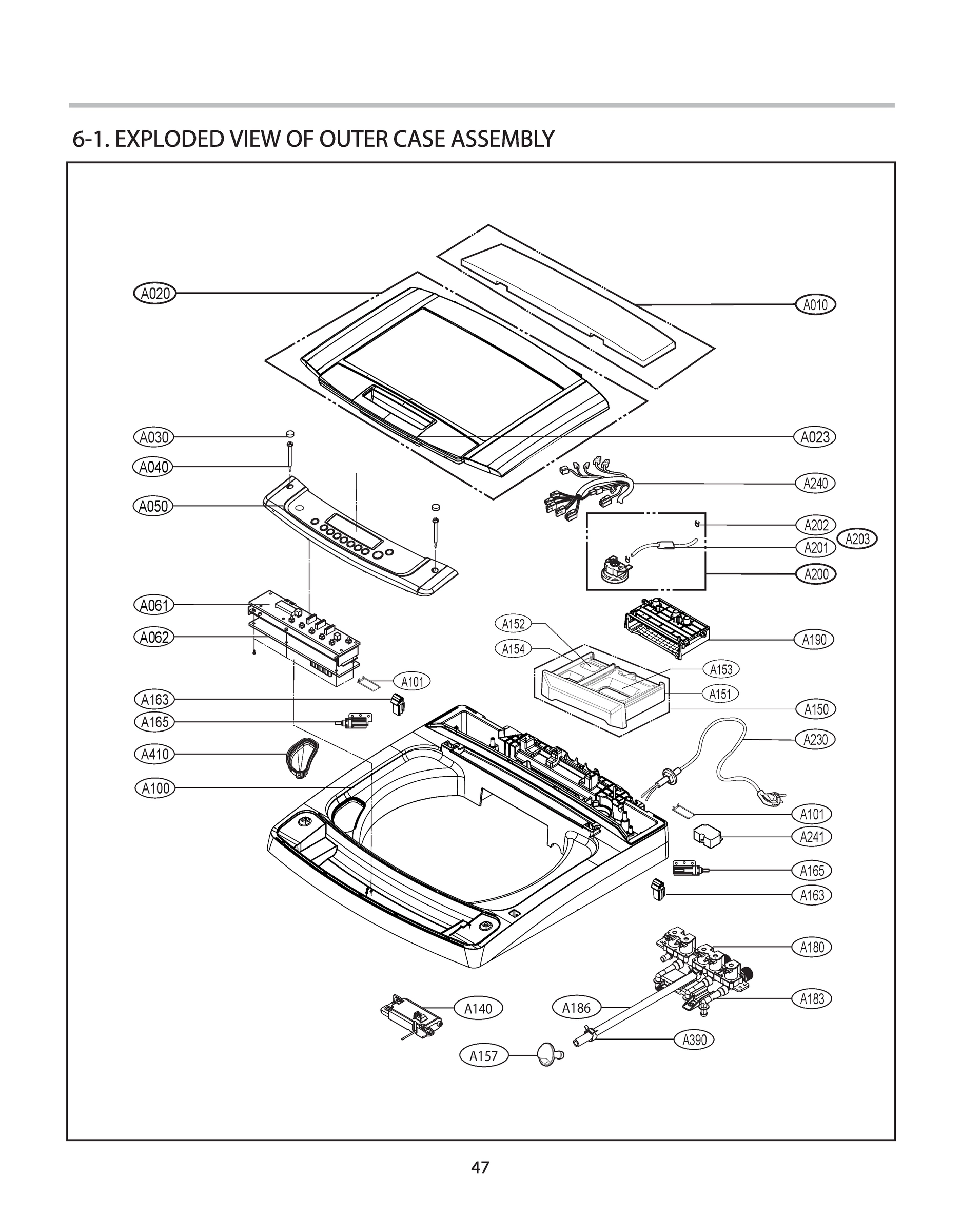 OUTER CASE ASSEMBLY