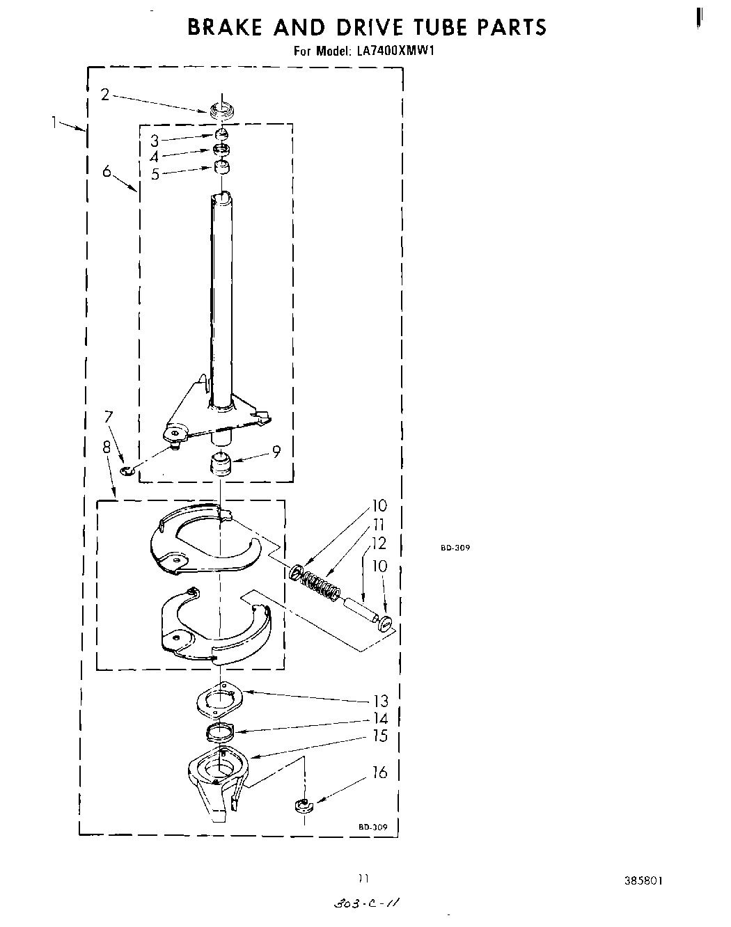 09 - BRAKE AND DRIVE TUBE