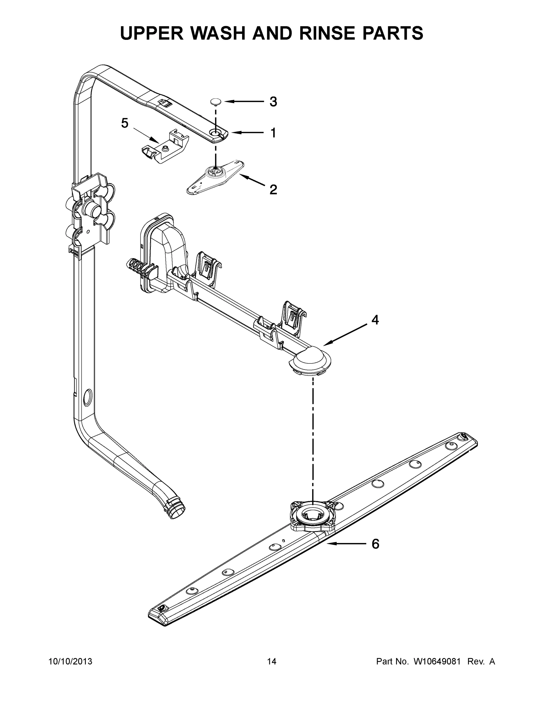 08 - UPPER WASH AND RINSE PARTS