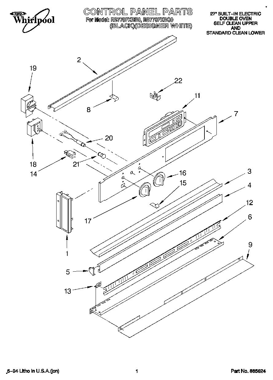 01 - CONTROL PANEL, LITERATURE