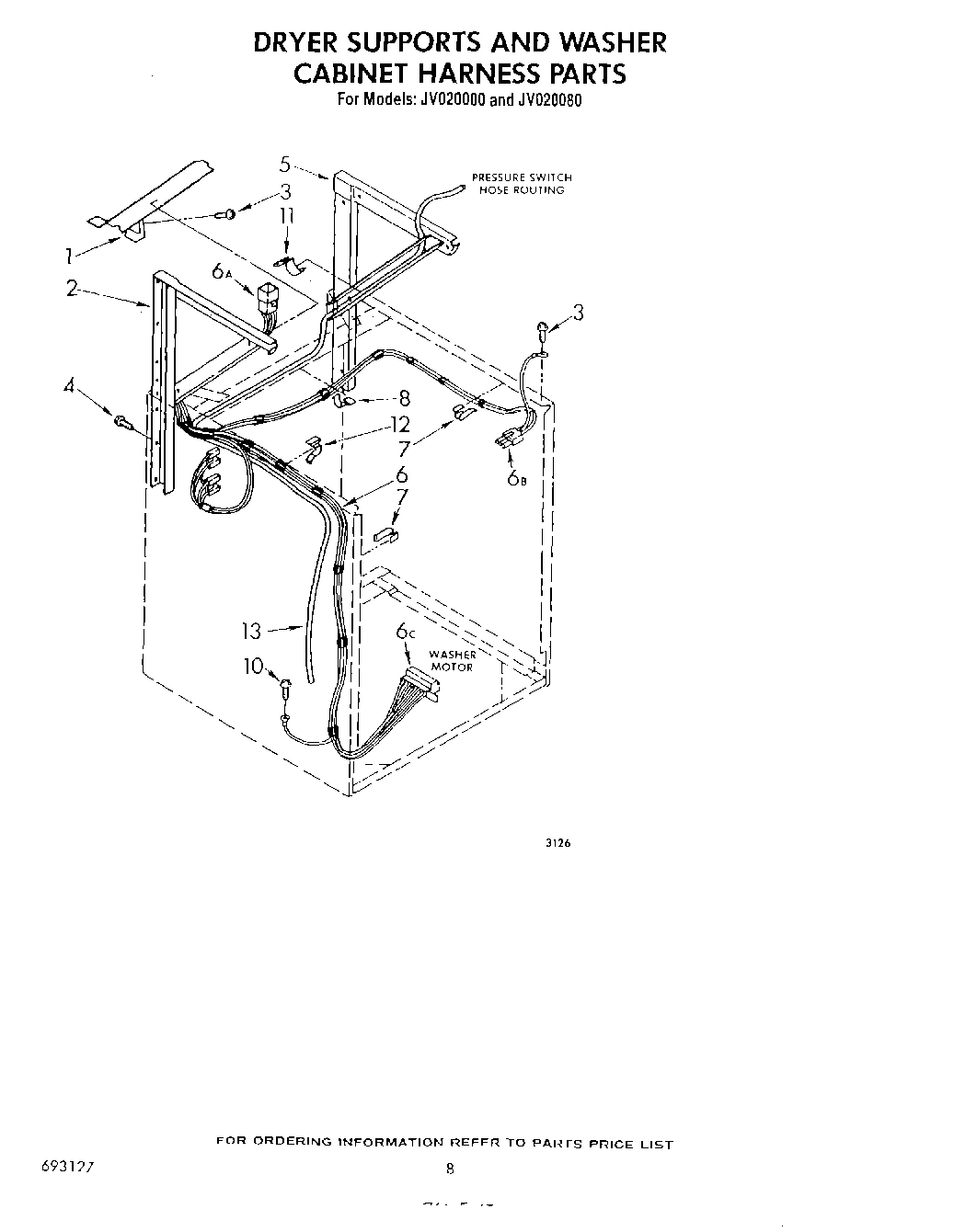 06 - DRYER SUPPORTS AND WASHER CABINET H