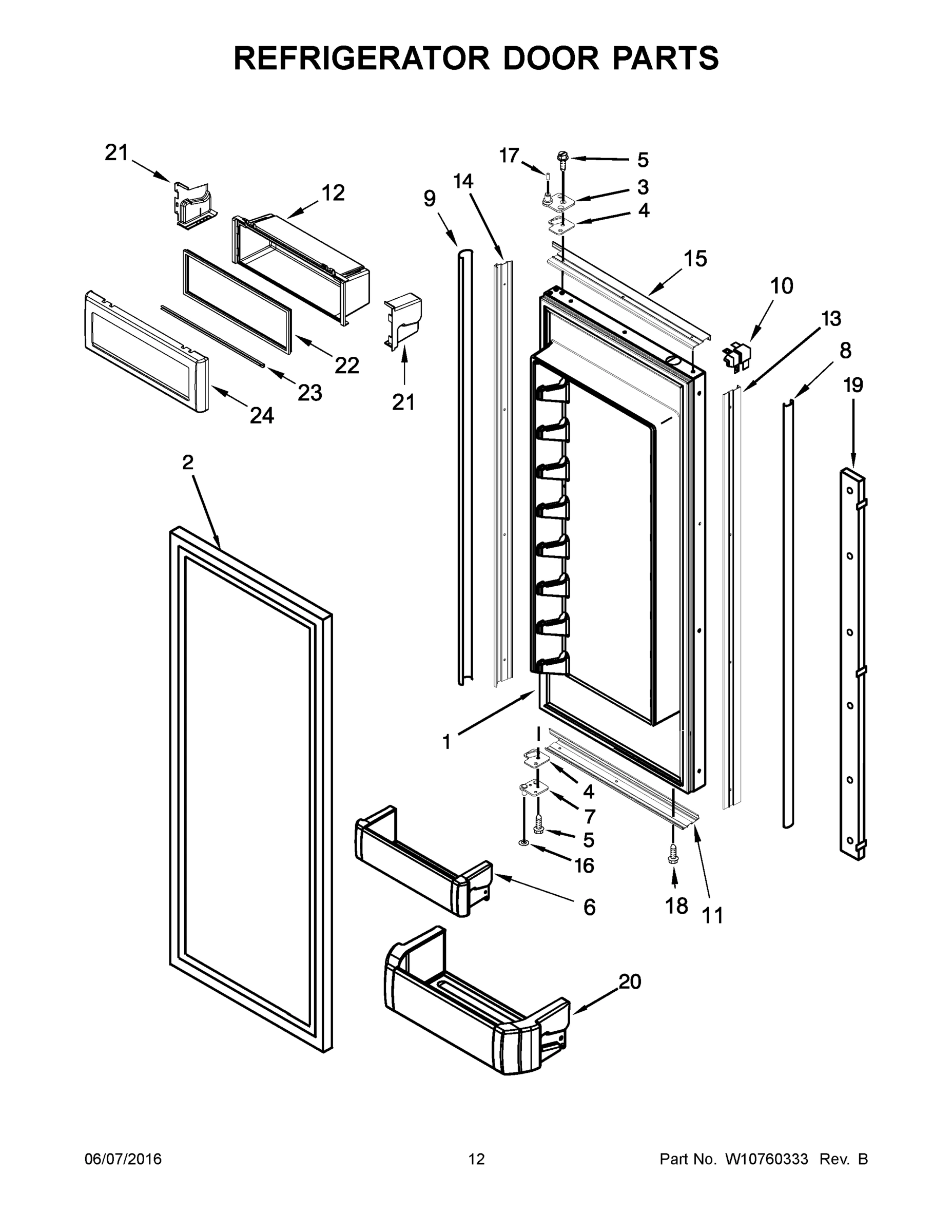07 - REFRIGERATOR DOOR PARTS